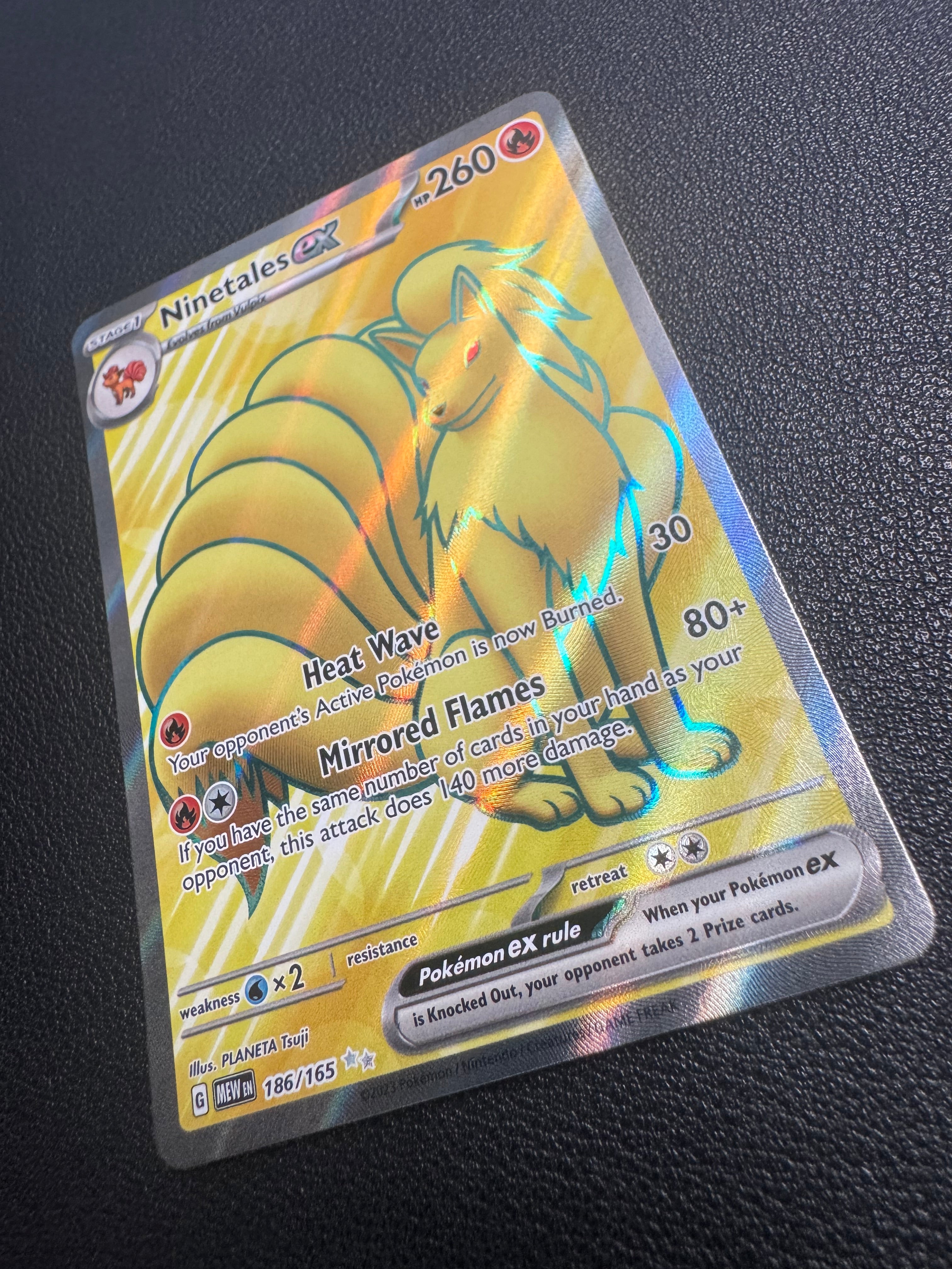 Ninetales ex (Ultra Rare) 186/165 Scarlet & Violet 151 Pokémon TCG