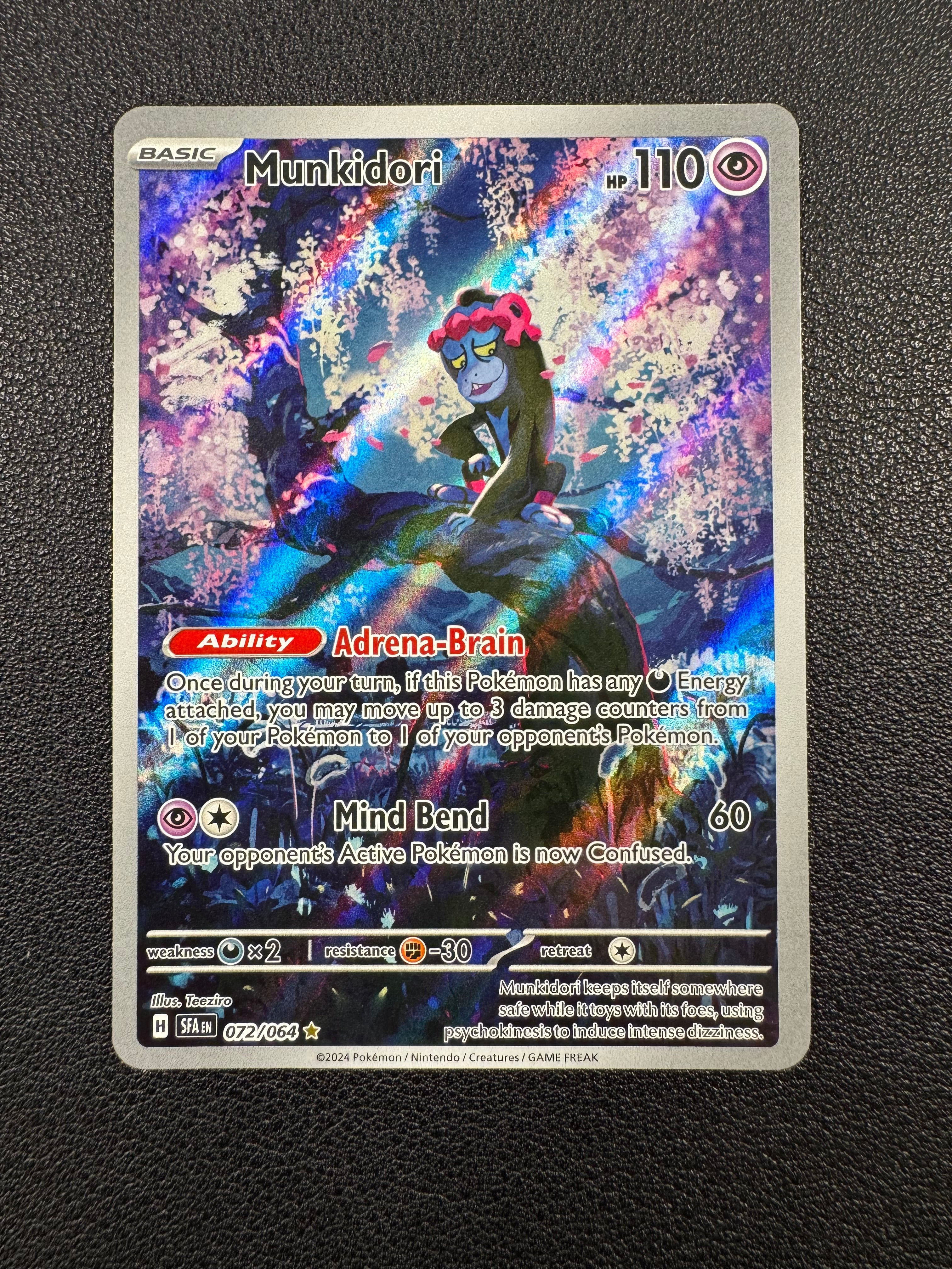 Munkidori (Illustration Rare) 072/064 Shrouded Fable Pokémon TCG