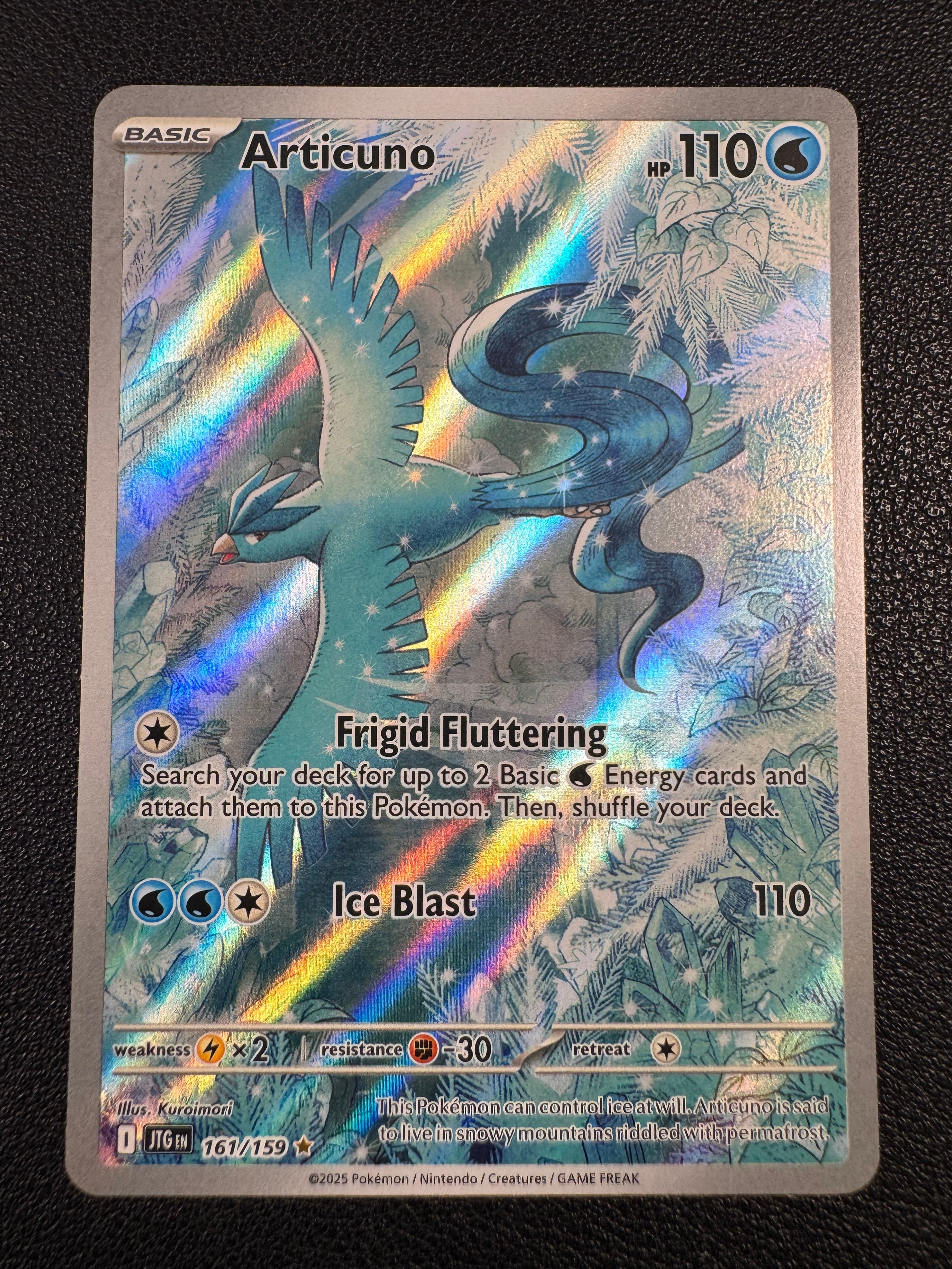 Articuno (Illustration Rare) 161/159 Journey Together Pokémon TCG