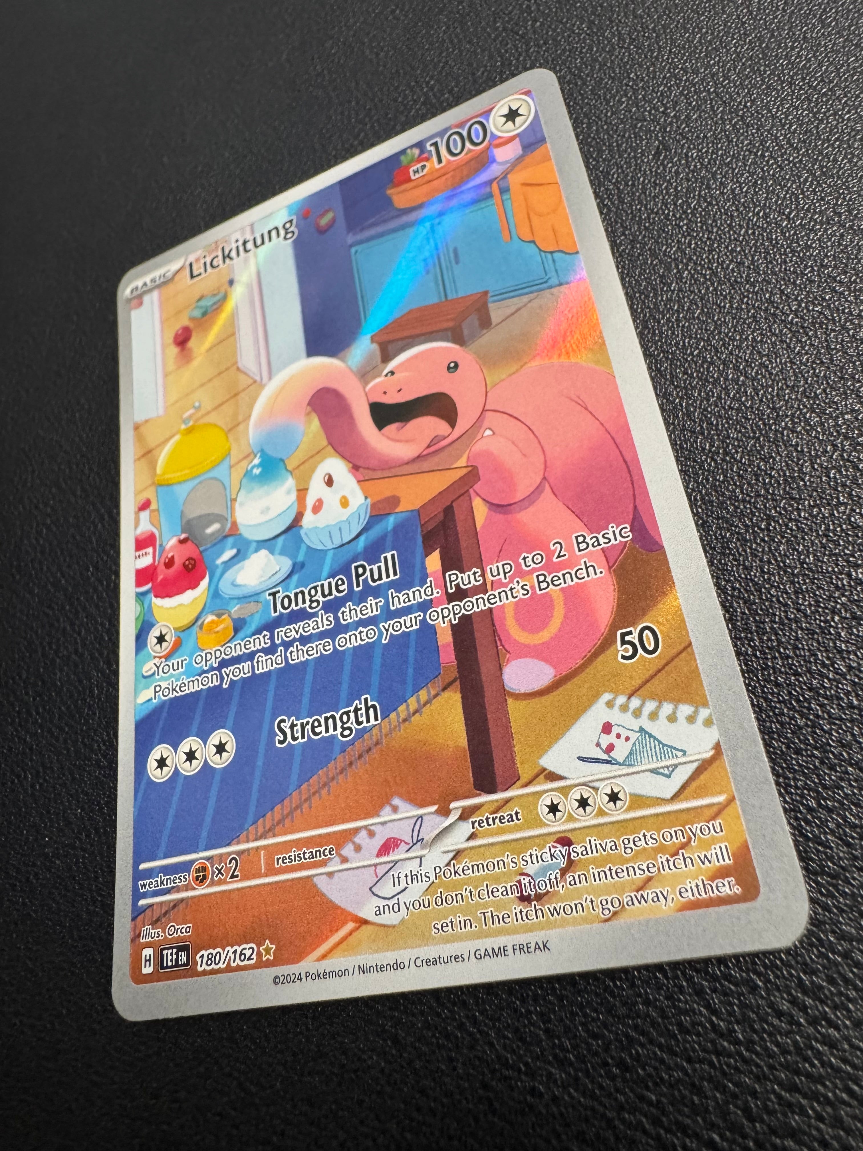 Lickitung (Illustration Rare) 180/162 Temporal Forces Pokémon TCG