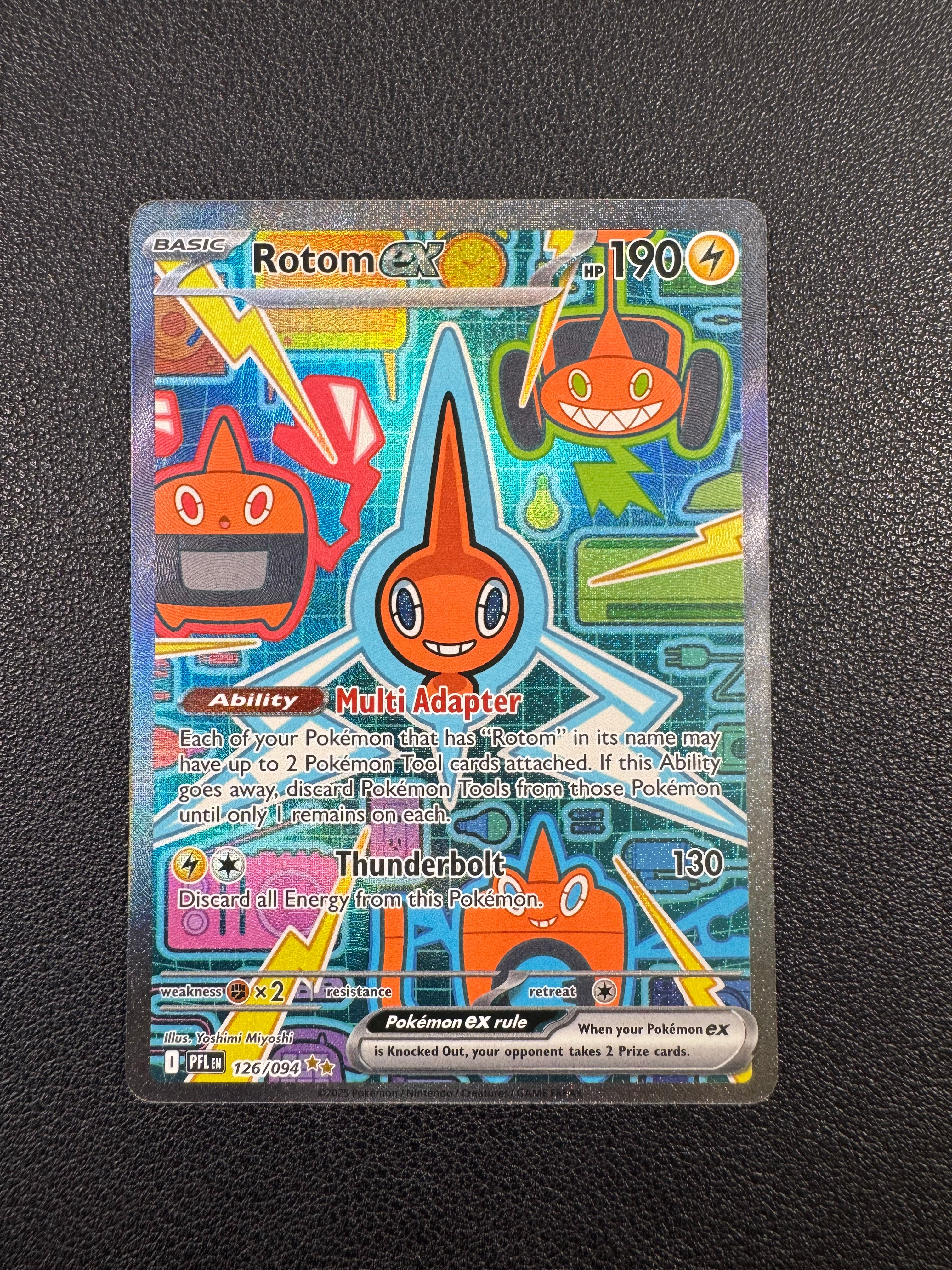 Rotom ex (Special Illustration Rare) 126/094 Phantasmal Flames Pokémon TCG