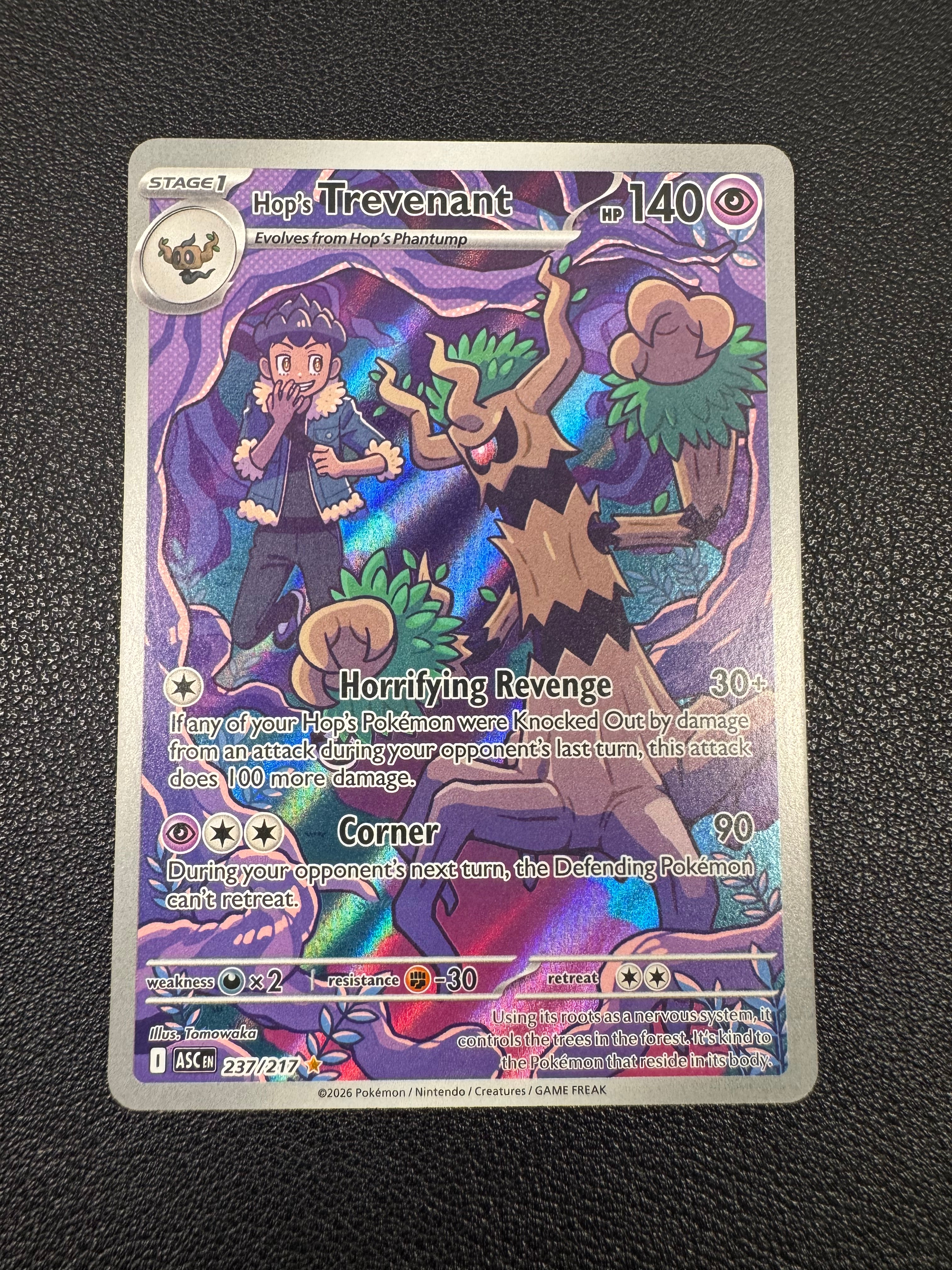 Hop's Trevenant (Illustration Rare) 237/217 Ascended Heroes Pokémon TCG