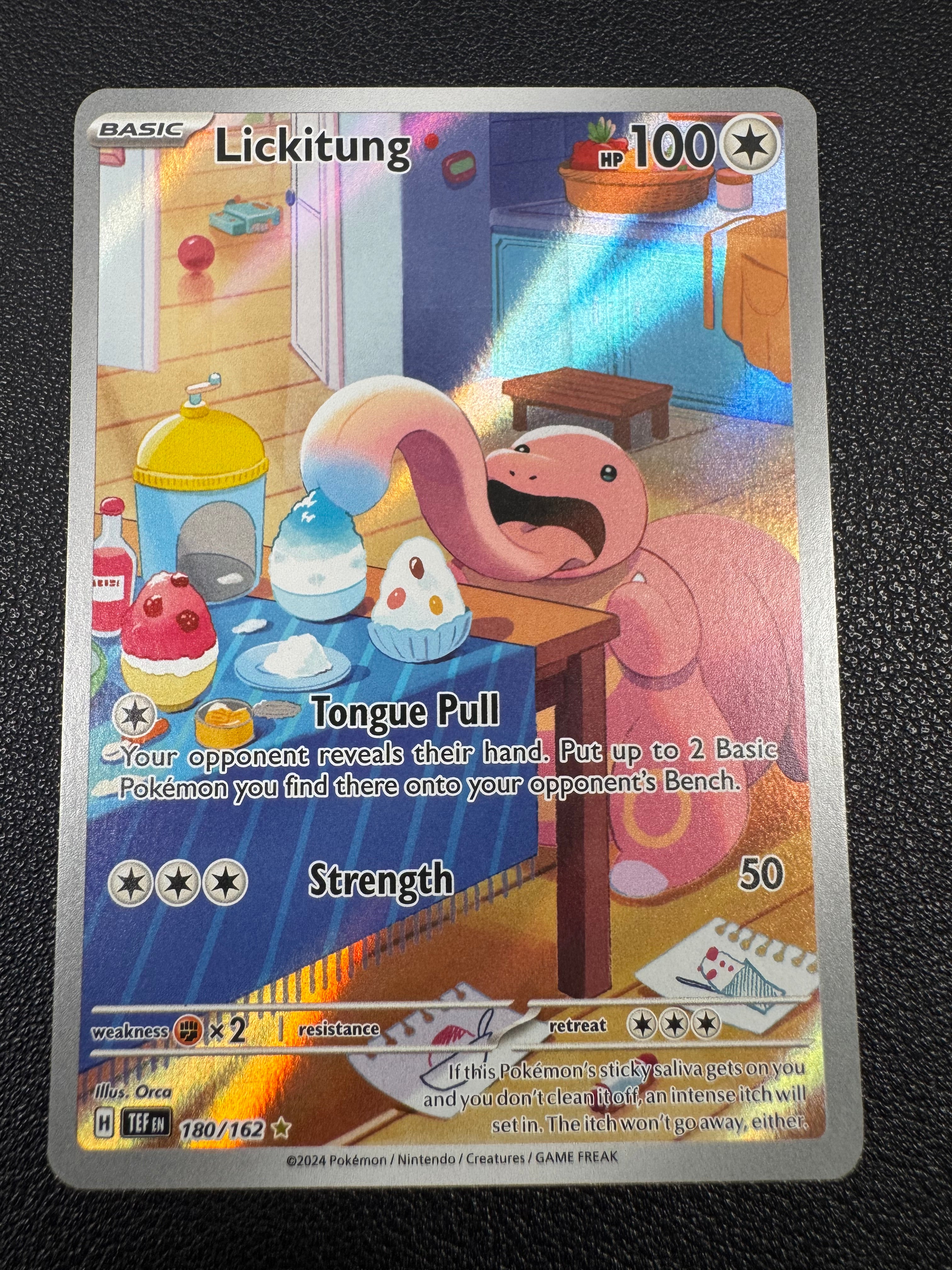 Lickitung (Illustration Rare) 180/162 Temporal Forces Pokémon TCG