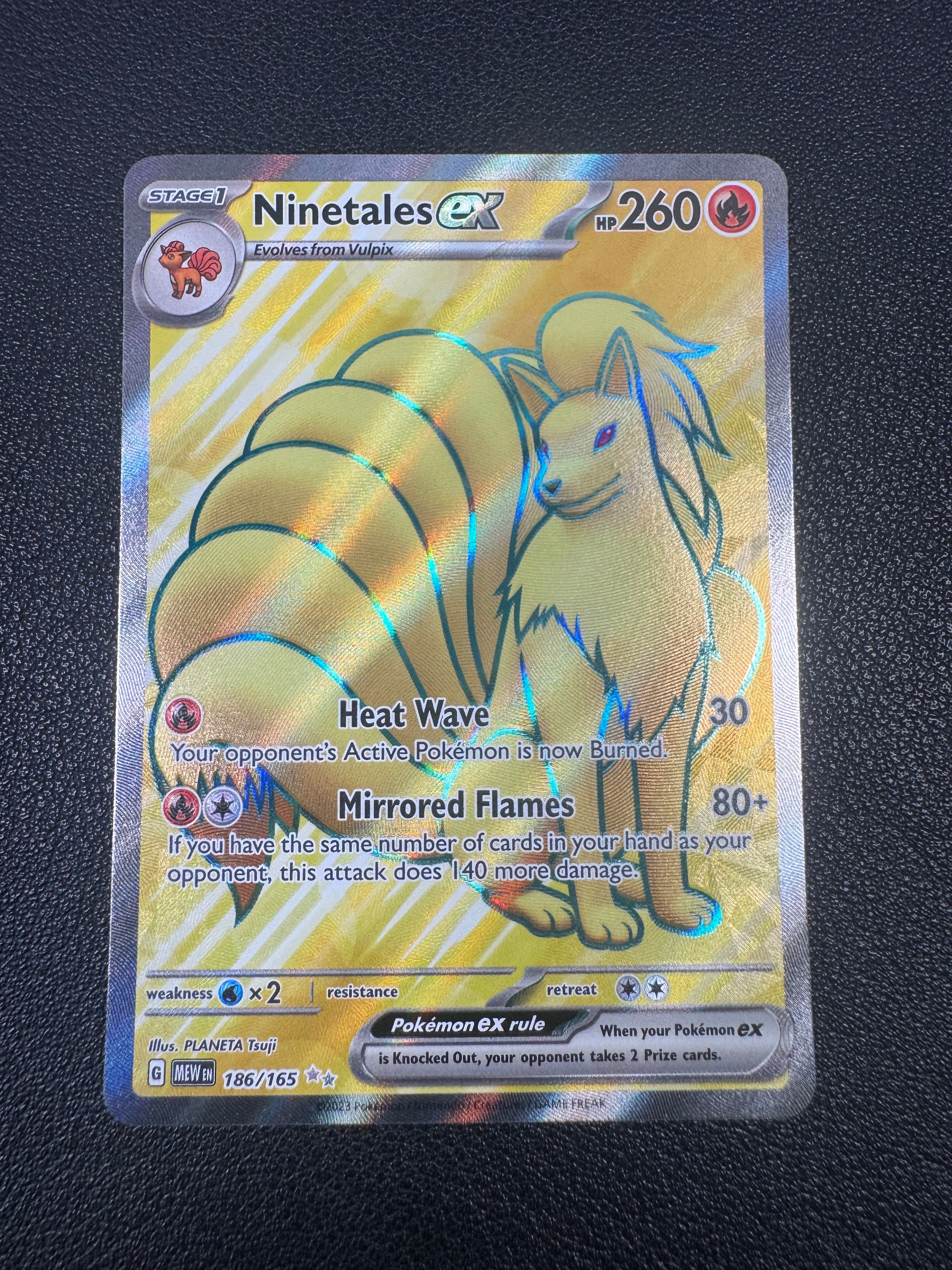 Ninetales ex (Ultra Rare) 186/165 Scarlet & Violet 151 Pokémon TCG