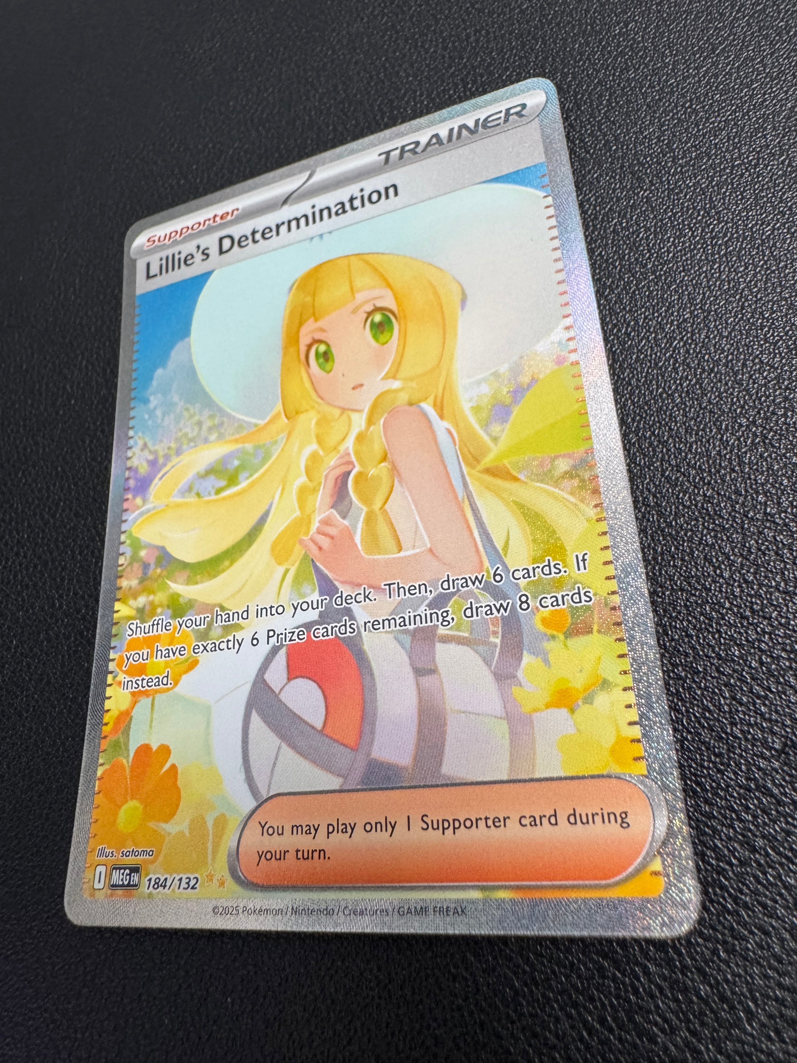 Lillie's Determination (Special Illustration Rare) 184/132 Mega Evolution Pokémon TCG