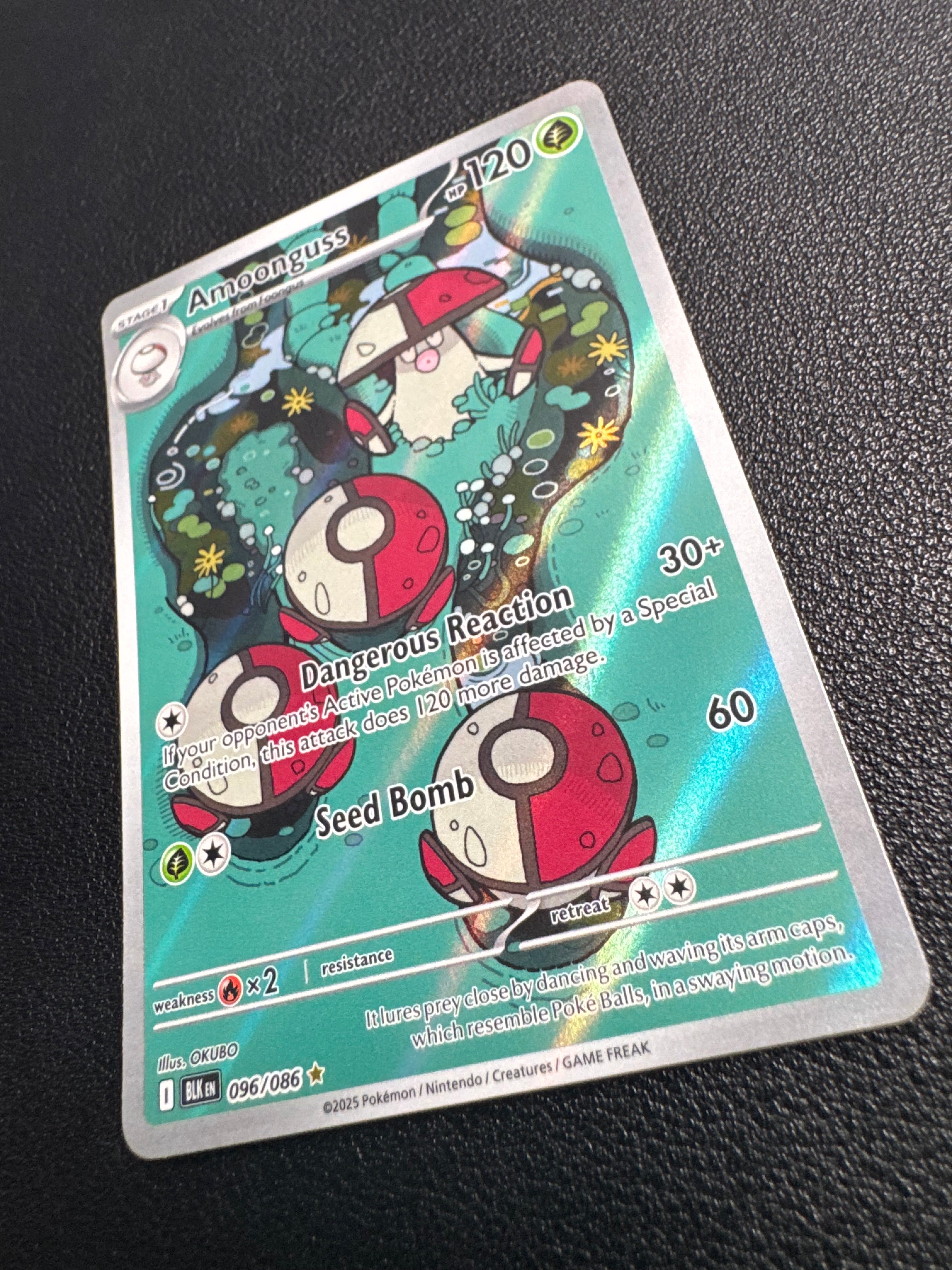 Amoonguss (Illustration Rare) 096/086 Black Bolt Pokémon TCG