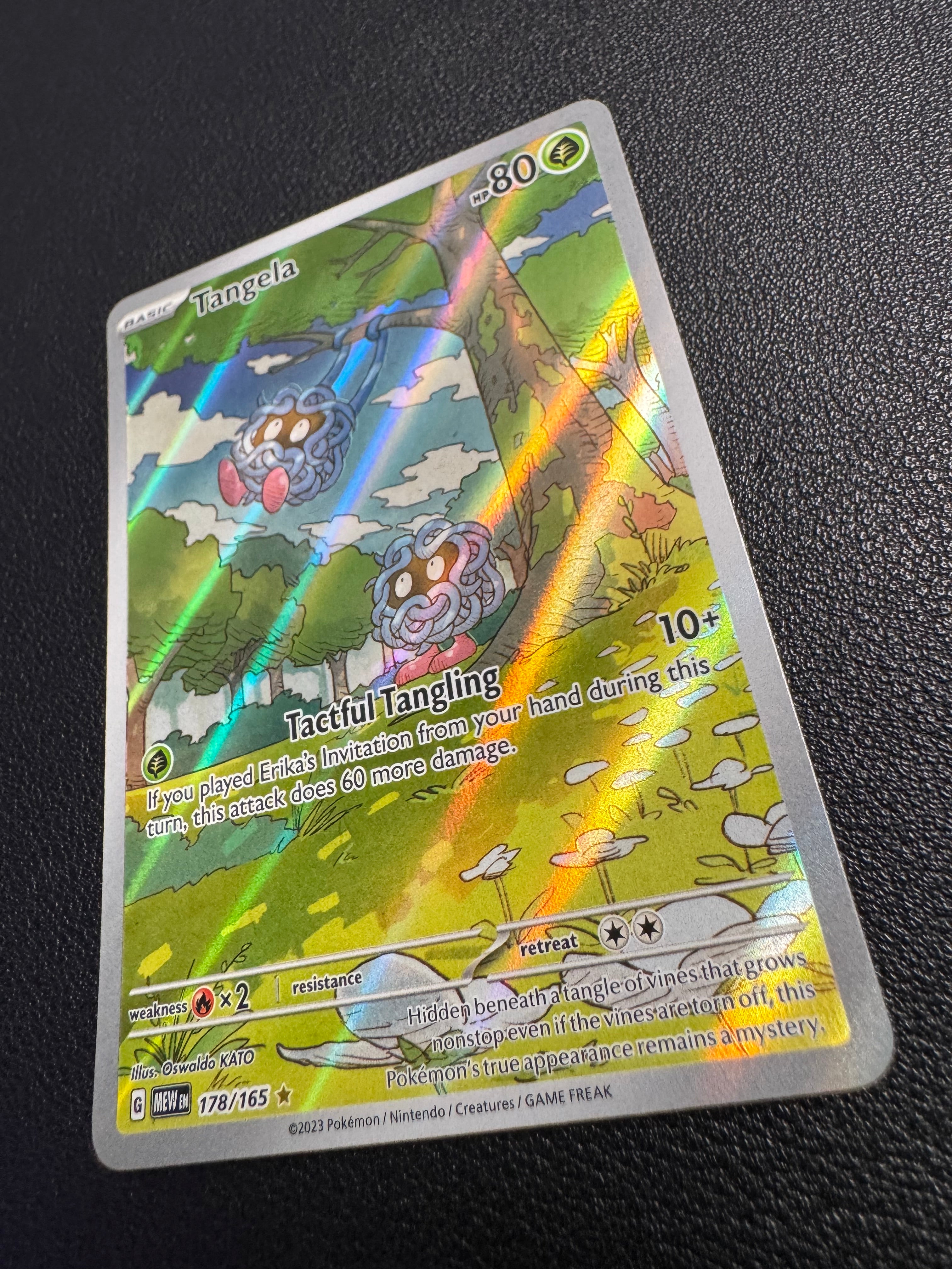 Tangela (Illustration Rare) 178/165 Scarlet & Violet 151 Pokémon TCG