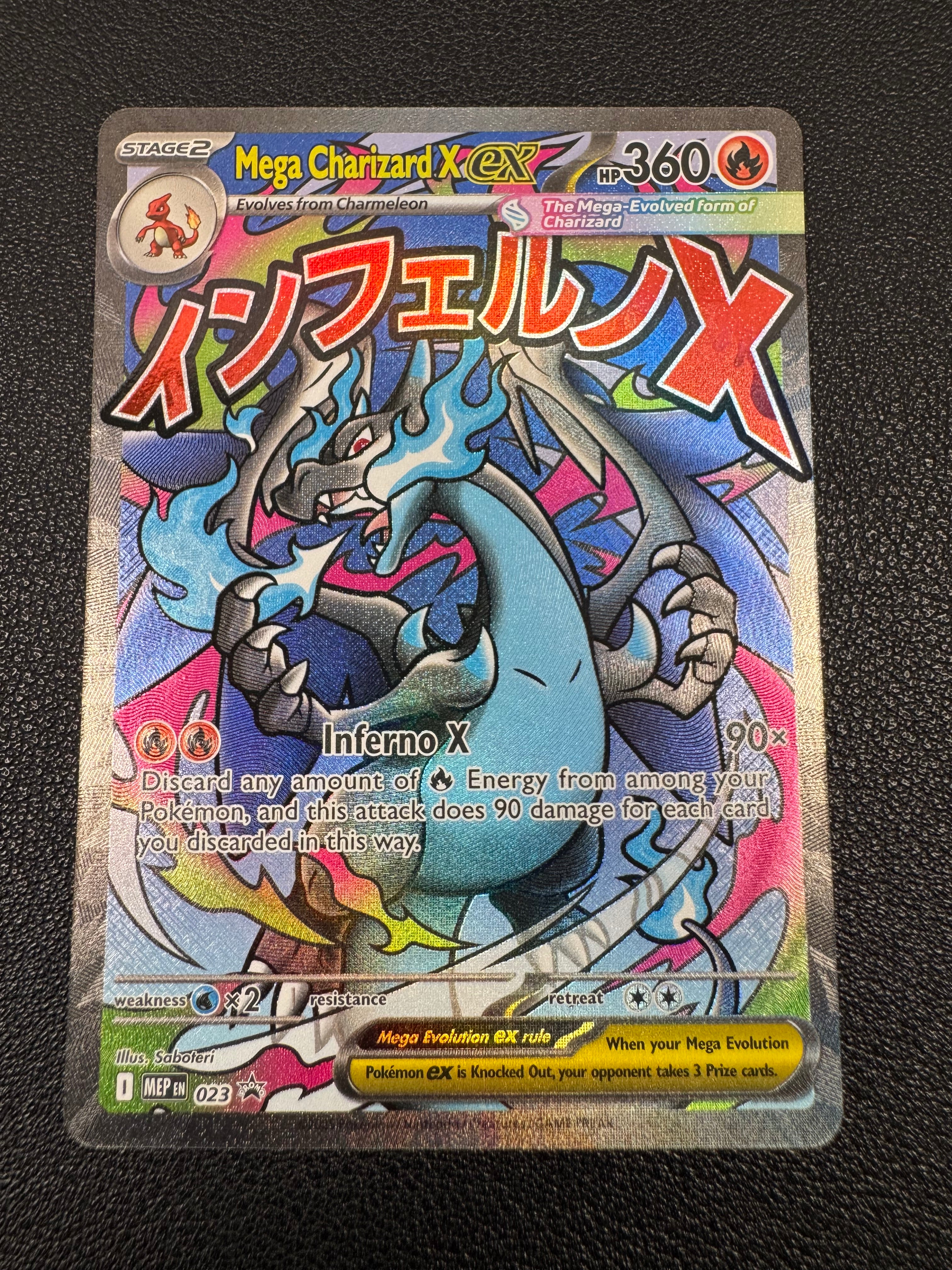 Mega Charizard X ex (Promo) 023 Mega Evolution Promo Pokémon TCG