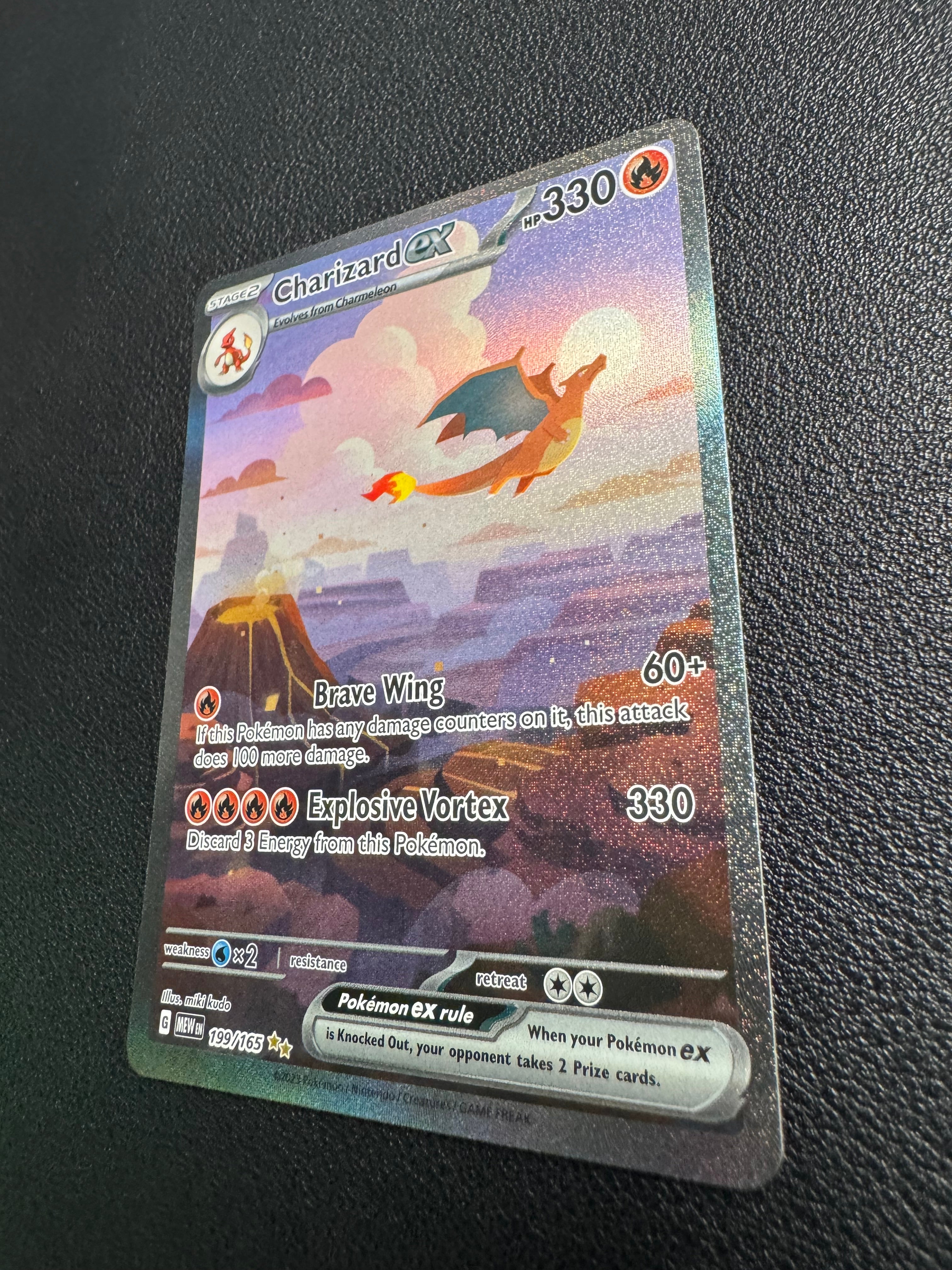 Charizard ex (Special Illustration Rare) 199/165 Scarlet & Violet 151 Pokémon TCG