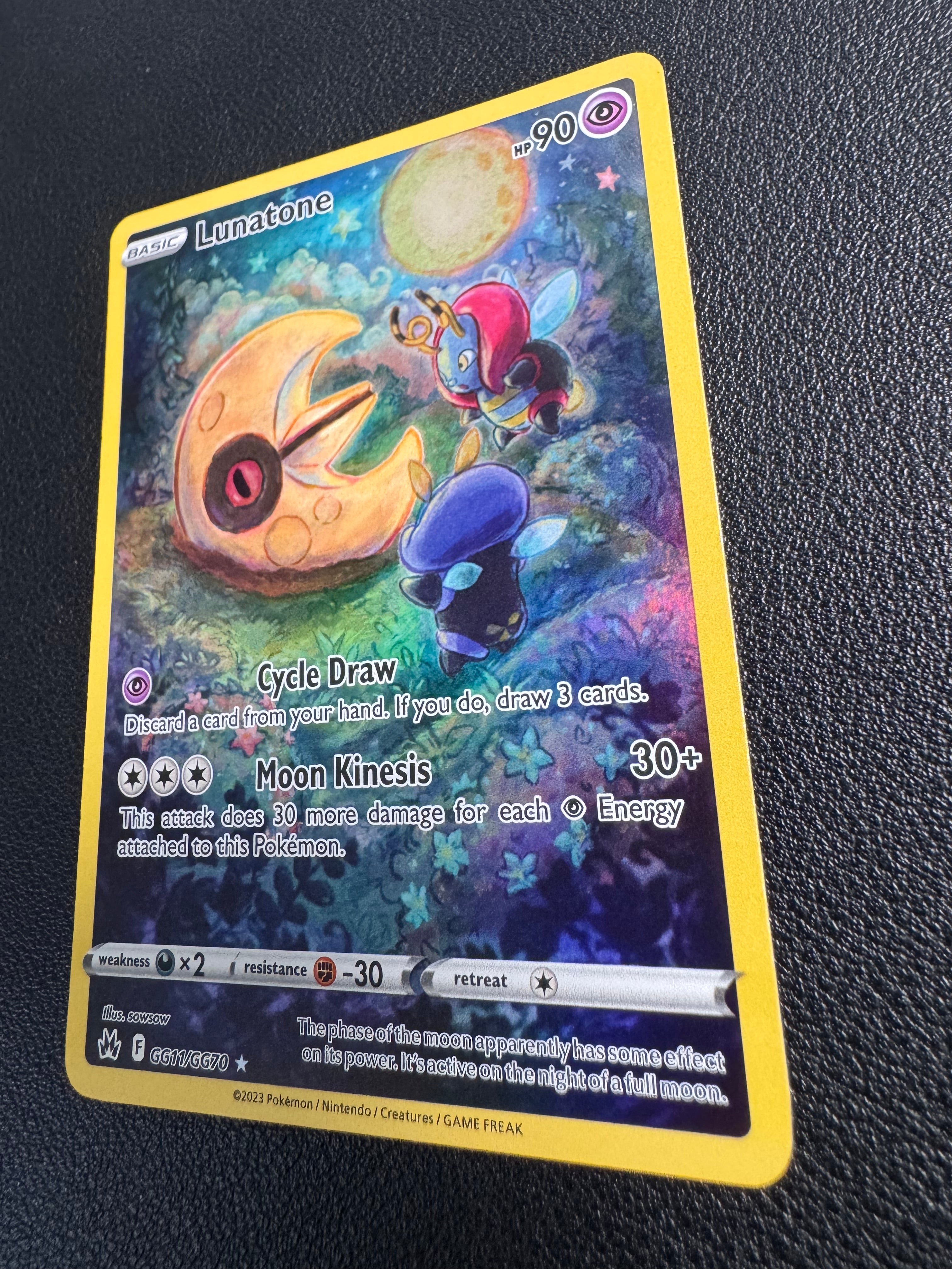 Lunatone (Ultra Rare) GG11/GG70 Crown Zenith: Galarian Gallery Pokémon TCG