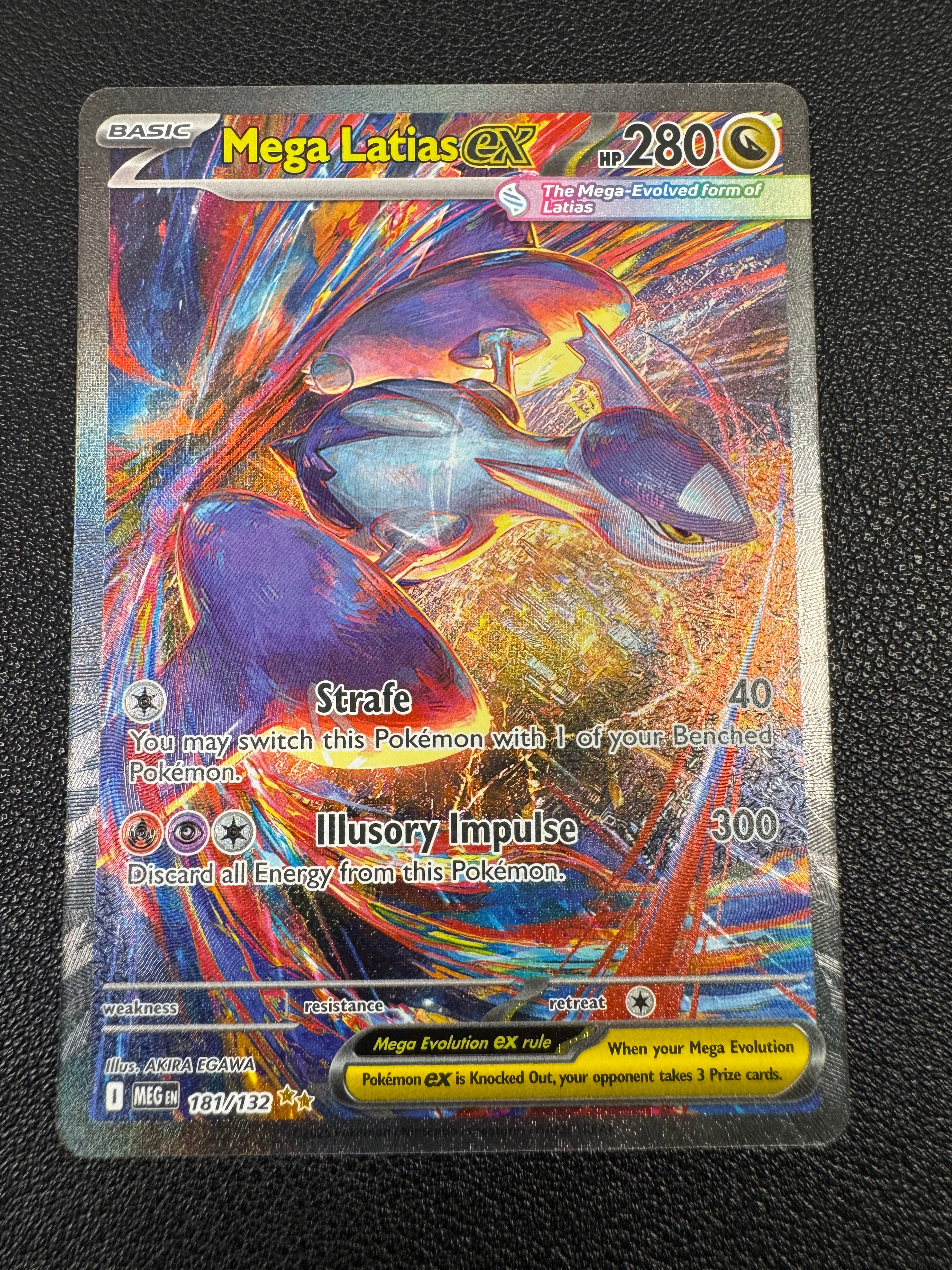 Mega Latias ex (Special Illustration Rare) 181/132 Mega Evolution Pokémon TCG