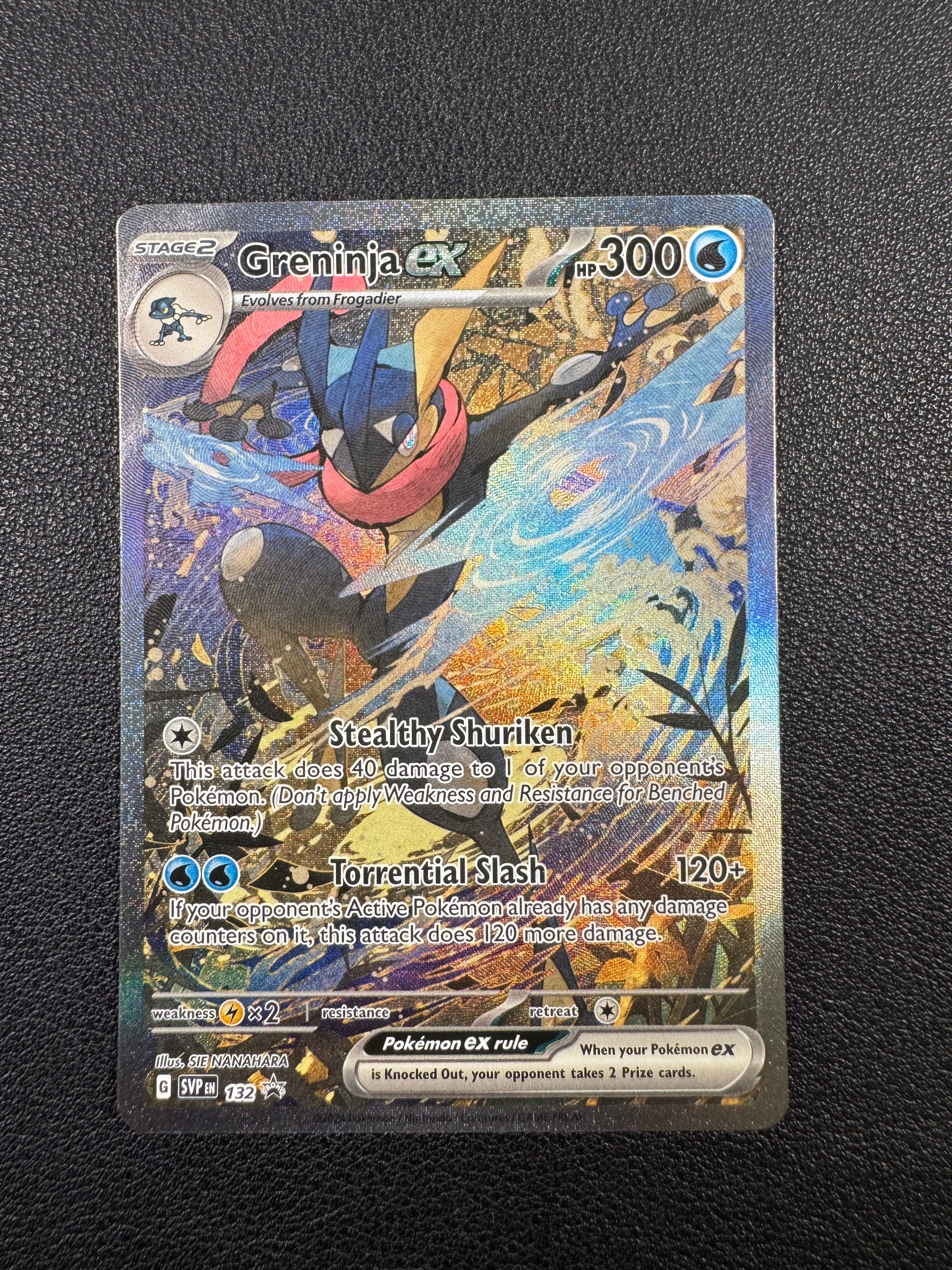 Greninja ex (Promo) 132 Scarlet & Violet Promo Cards Pokémon TCG