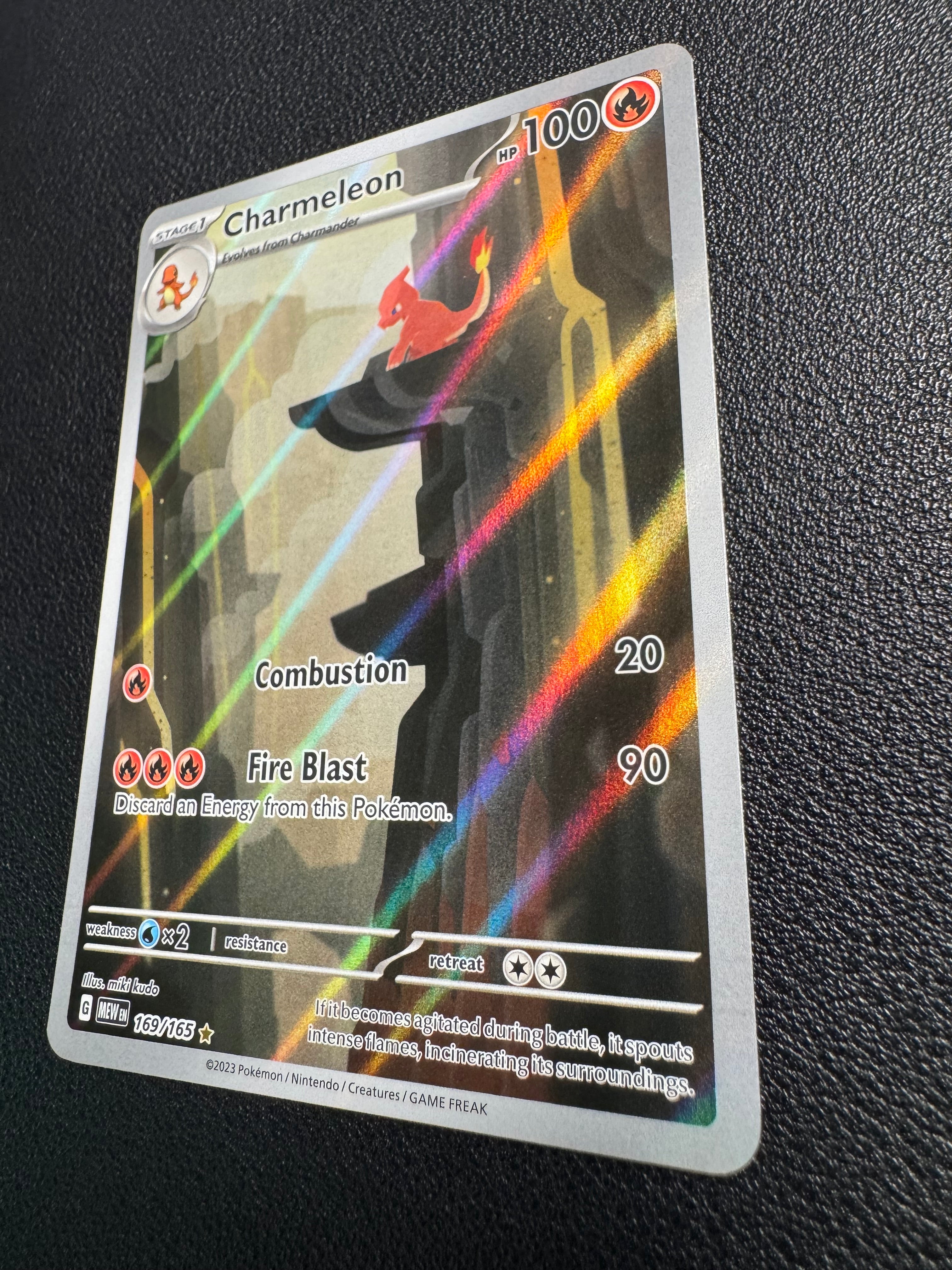 Charmeleon (Illustration Rare) 169/165 Scarlet & Violet 151 Pokémon TCG