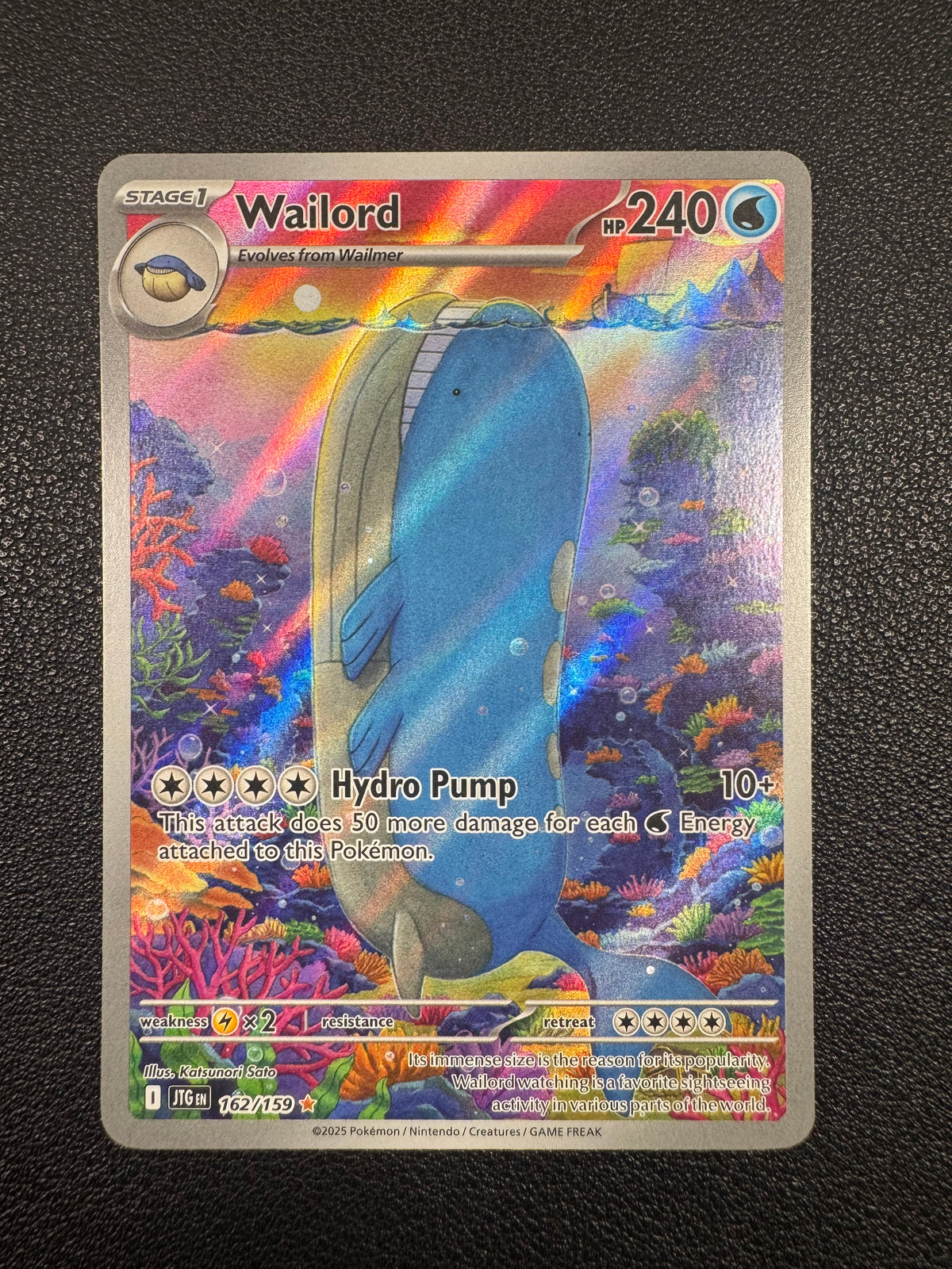 Wailord (Illustration Rare) 162/159 Journey Together Pokémon TCG