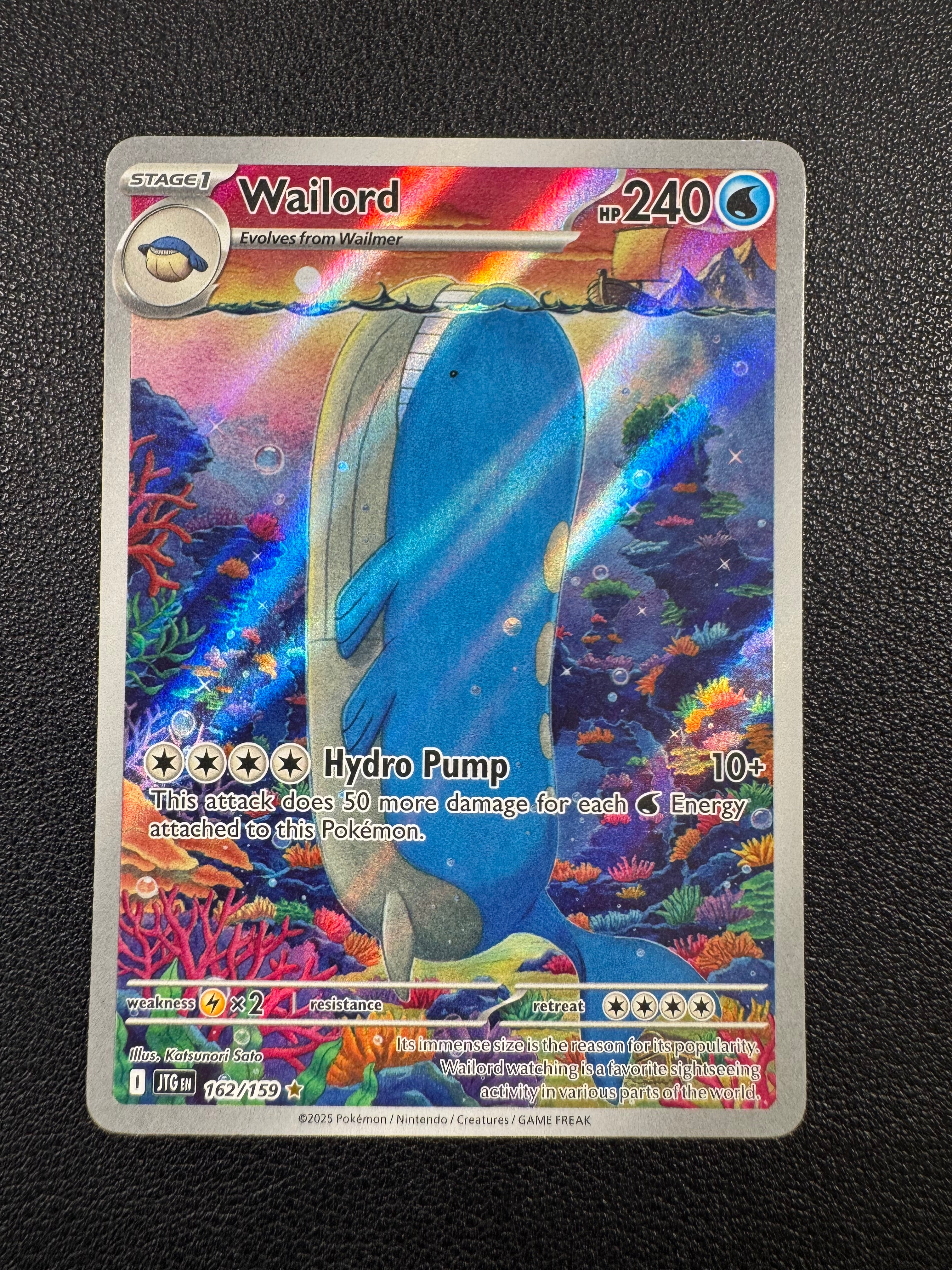 Wailord (Illustration Rare) 162/159 Journey Together Pokémon TCG