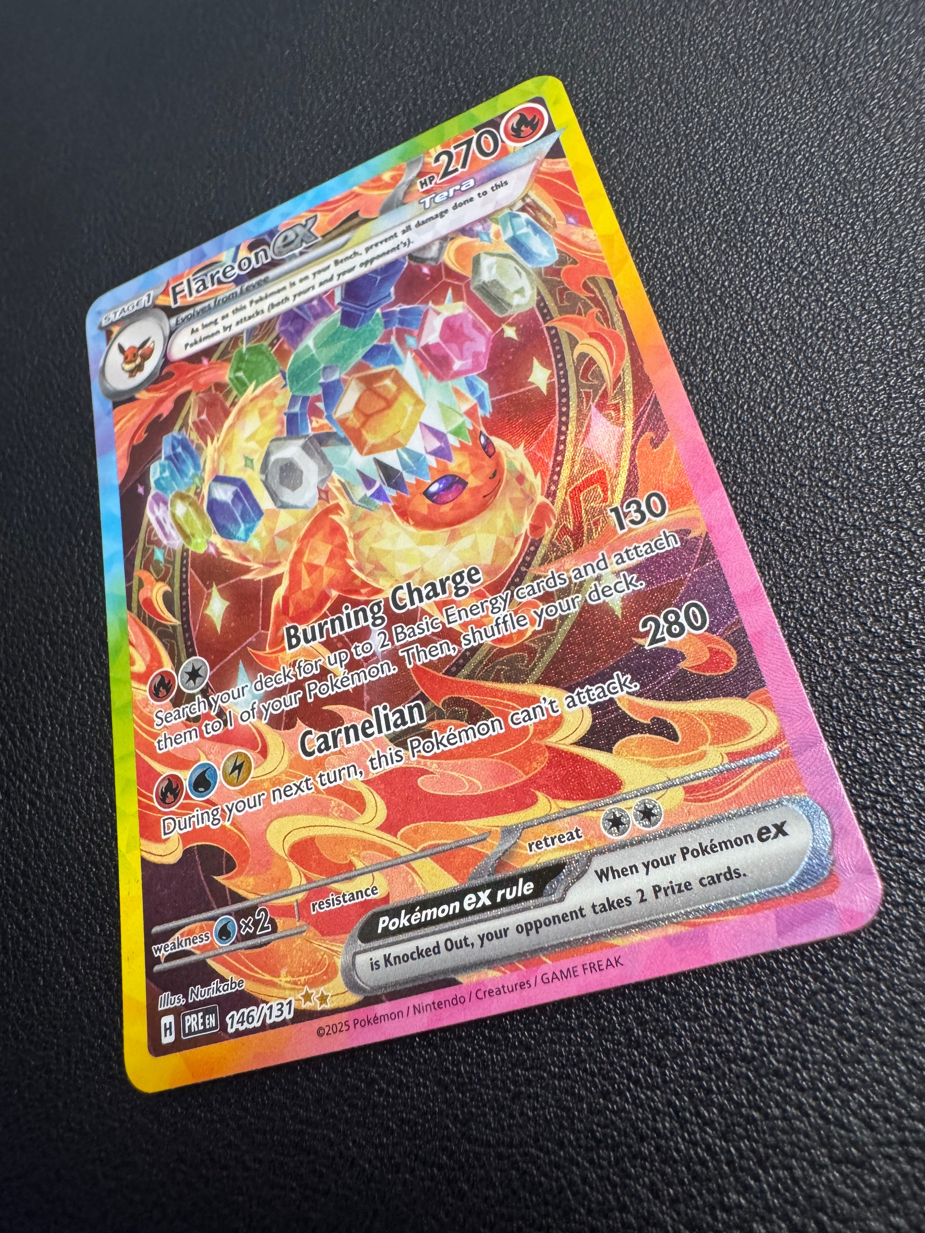 Flareon ex (Special Illustration Rare) 146/131 Prismatic Evolutions Pokémon TCG
