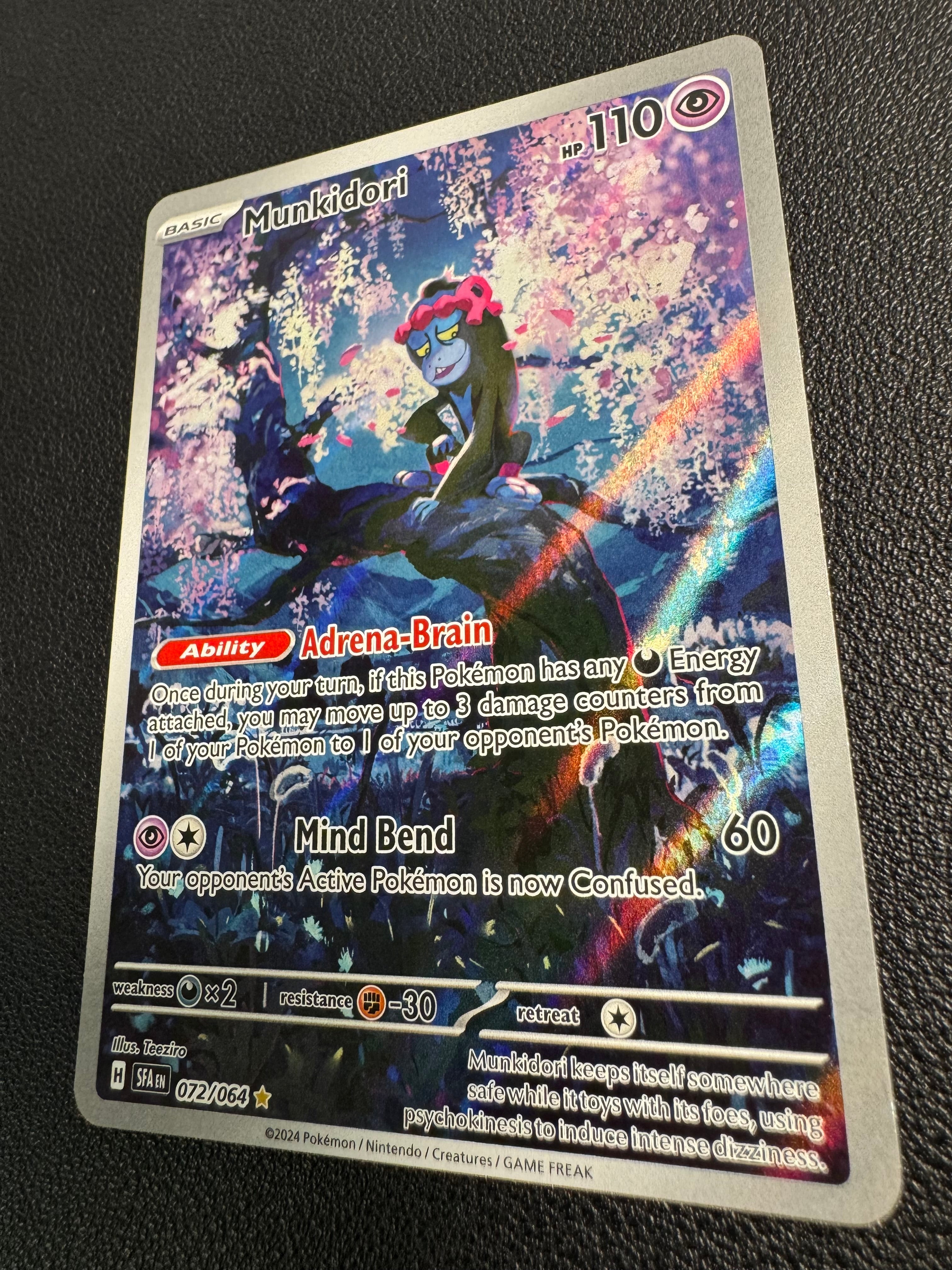 Munkidori (Illustration Rare) 072/064 Shrouded Fable Pokémon TCG