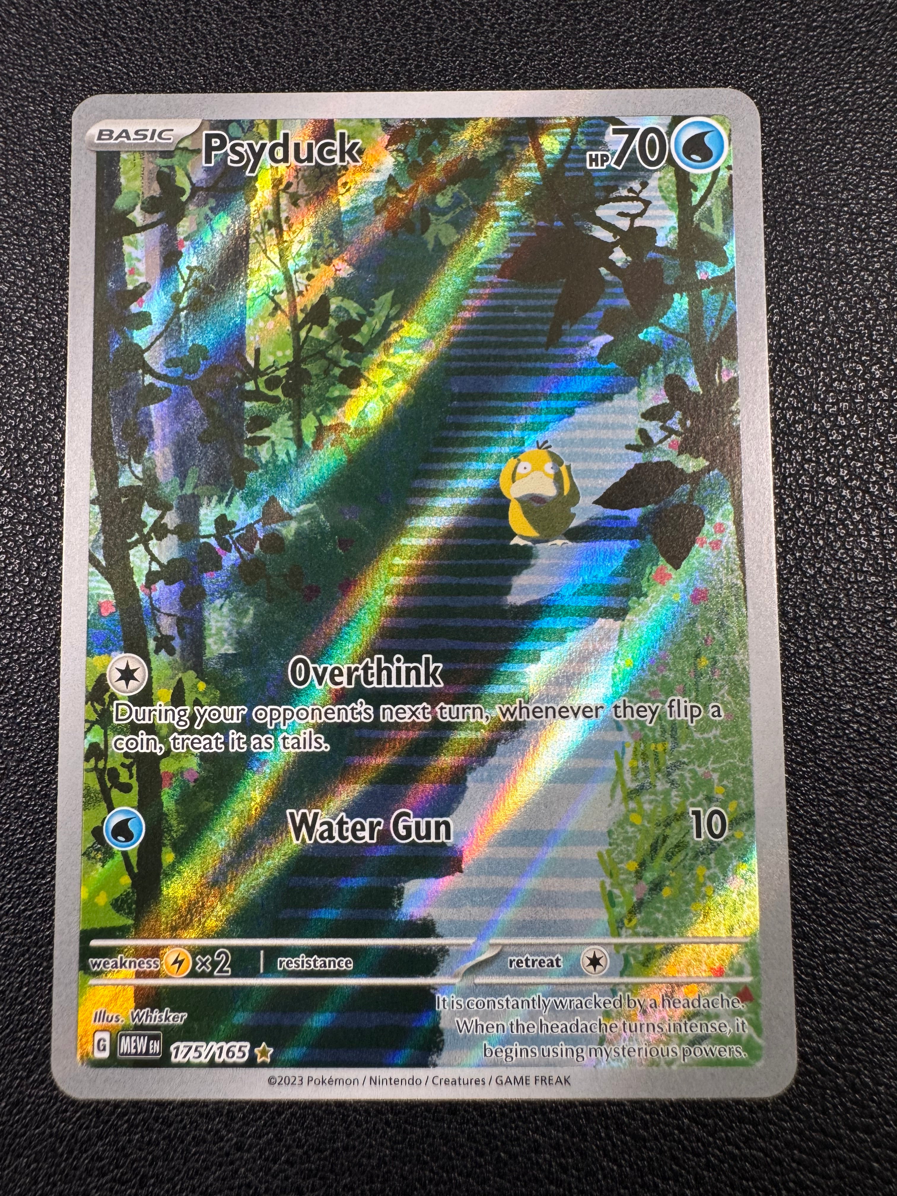 Psyduck (Illustration Rare) 175/165 Scarlet & Violet 151 Pokémon TCG