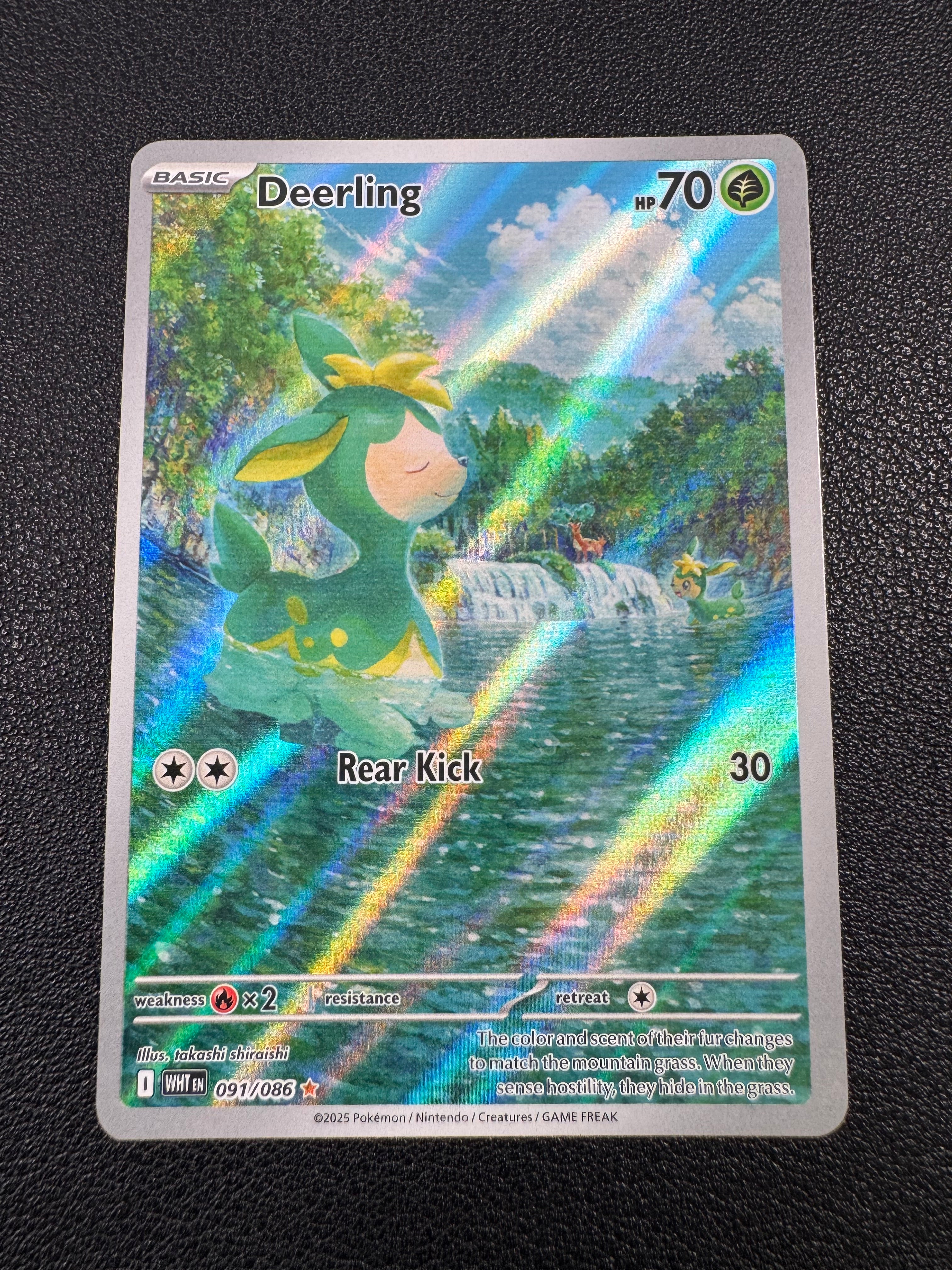 Deerling (Illustration Rare) 091/086 White Flare Pokémon TCG