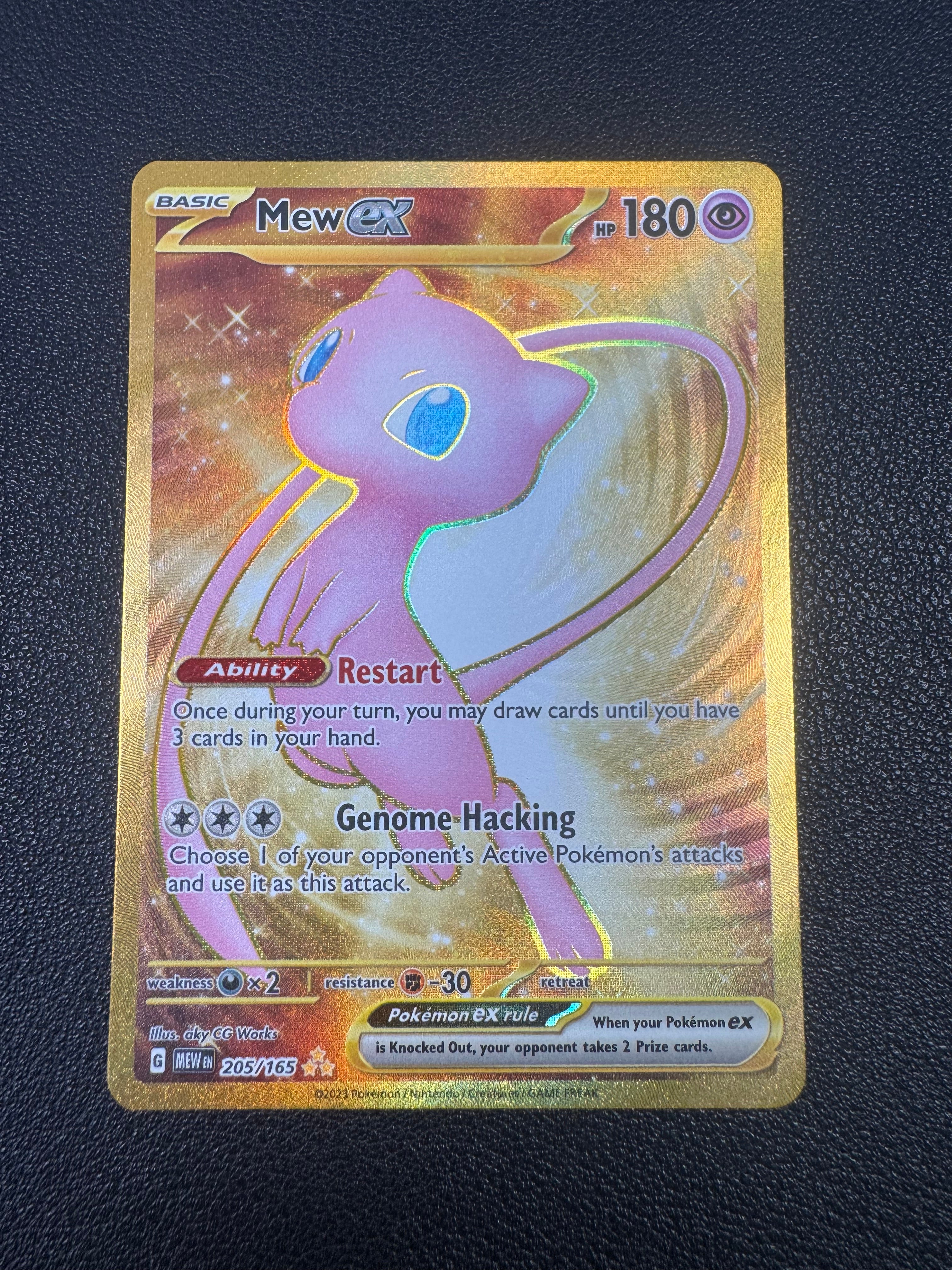 Mew ex (Hyper Rare) 205/165 Scarlet & Violet 151 Pokémon TCG (Copy)