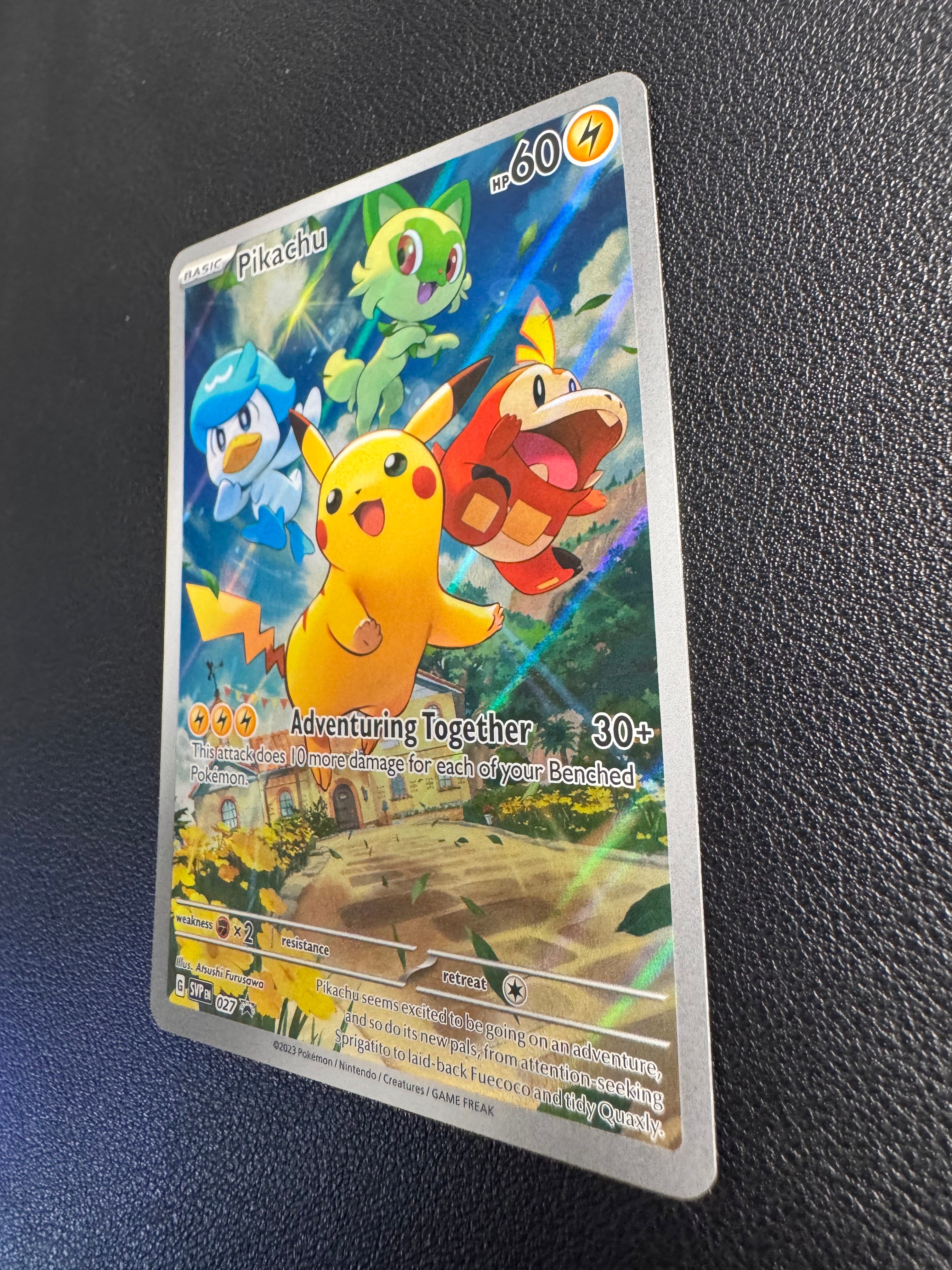 Pikachu (Promo) 027 Scarlet & Violet Promo Cards Pokémon TCG