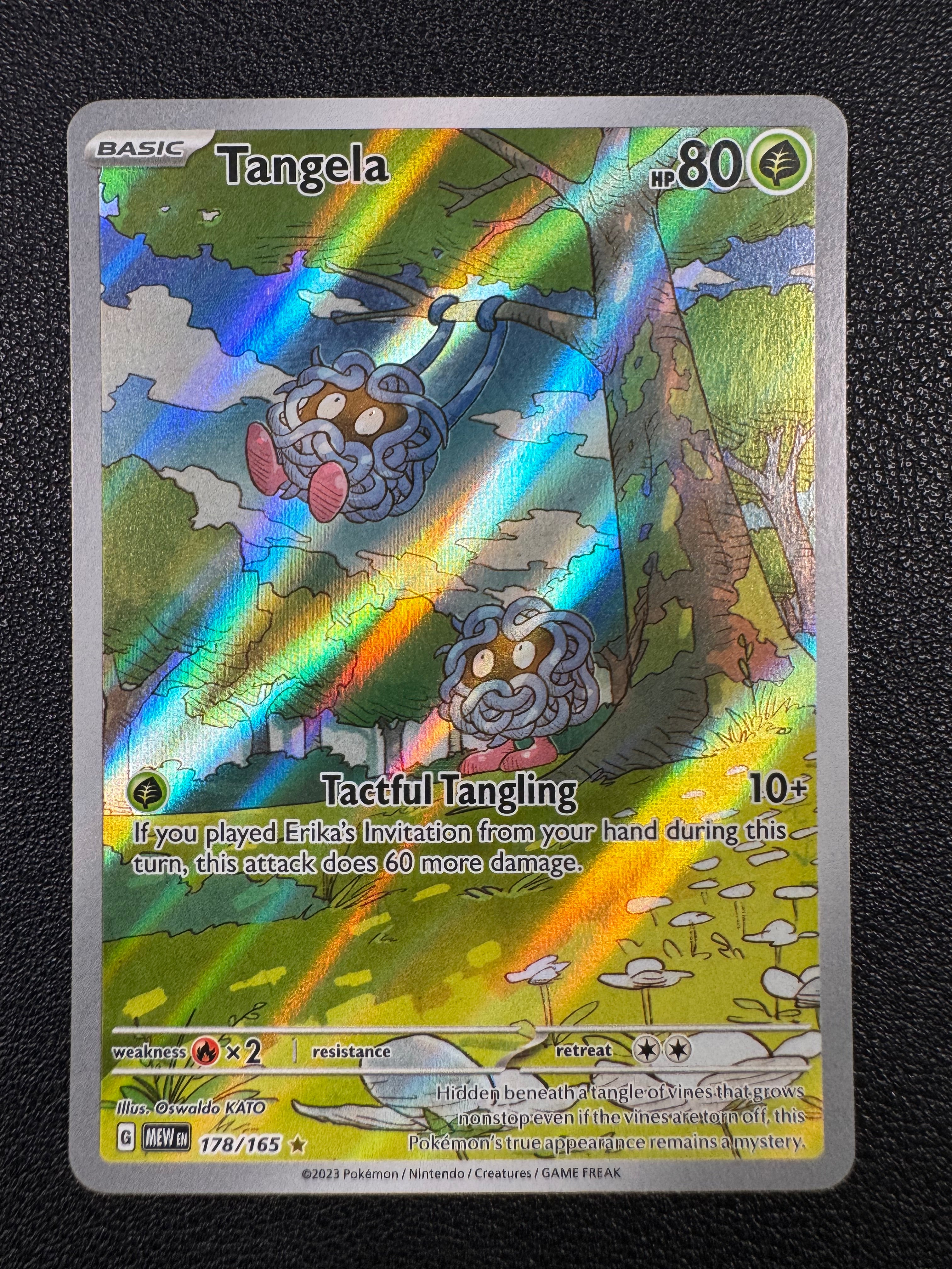 Tangela (Illustration Rare) 178/165 Scarlet & Violet 151 Pokémon TCG