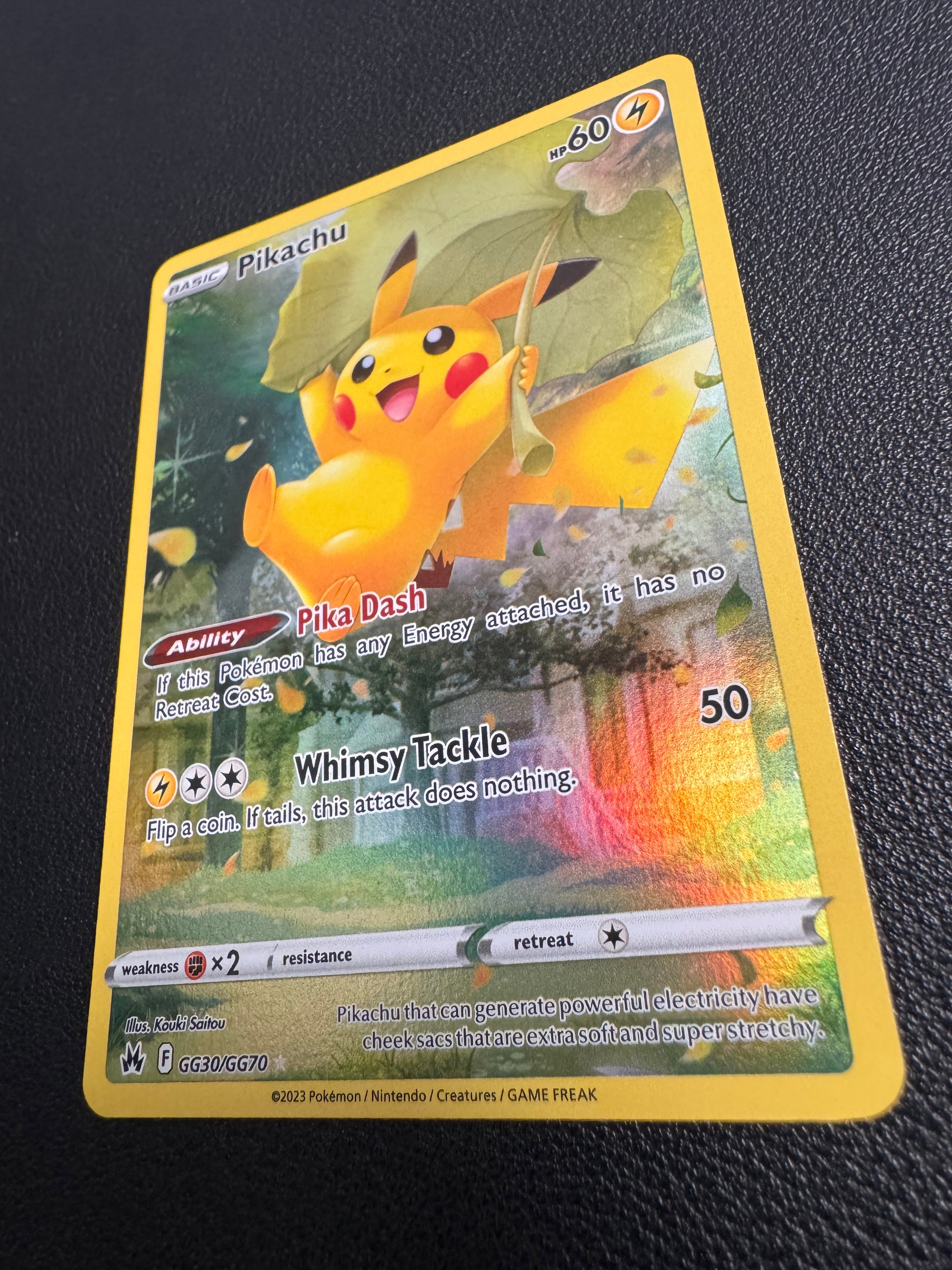 Pikachu (Ultra Rare) GG30/GG70 Crown Zenith: Galarian Gallery Pokémon TCG