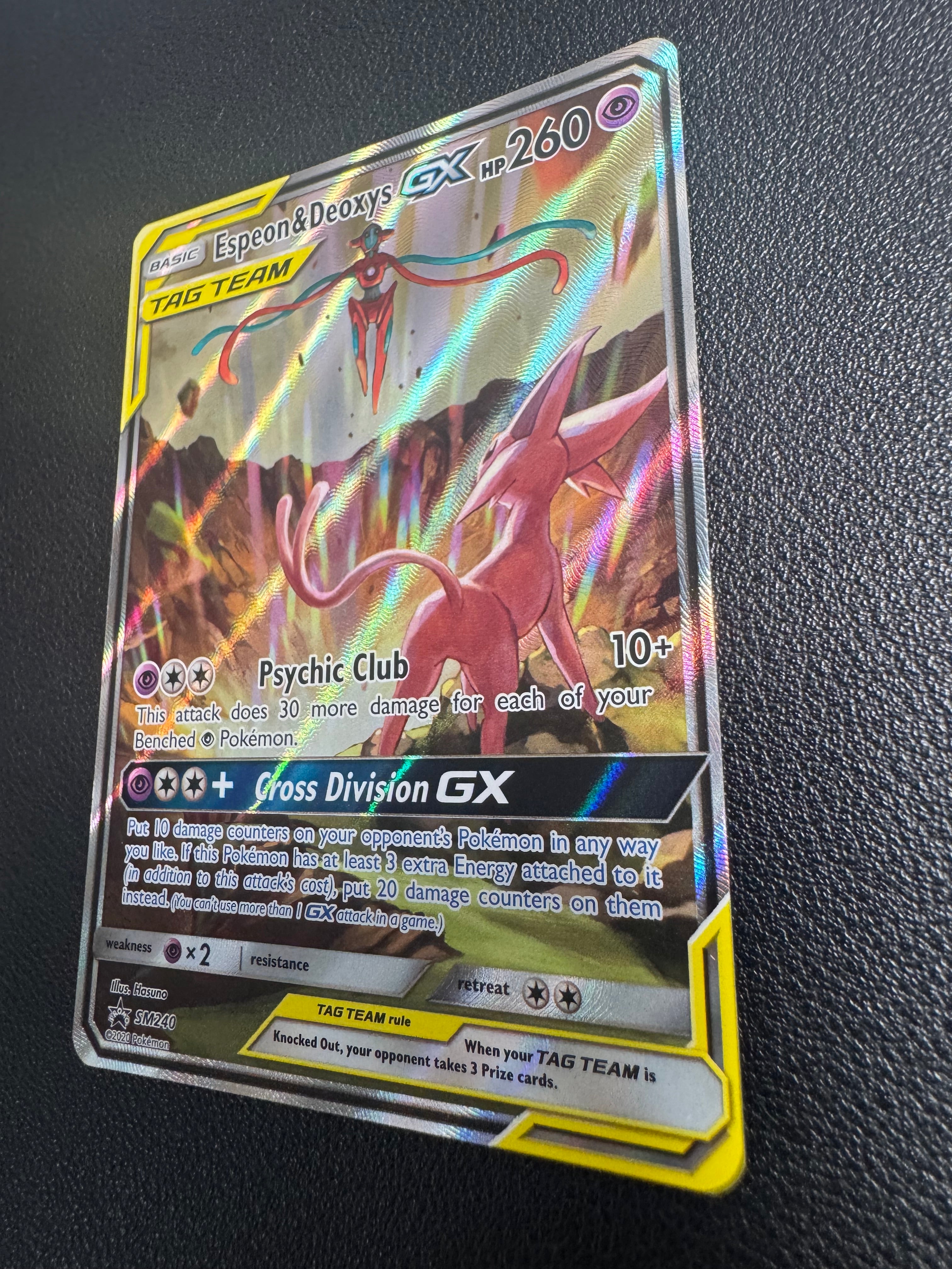 Espeon & Deoxys GX (Promo) SM240 SM Promos Pokémon TCG