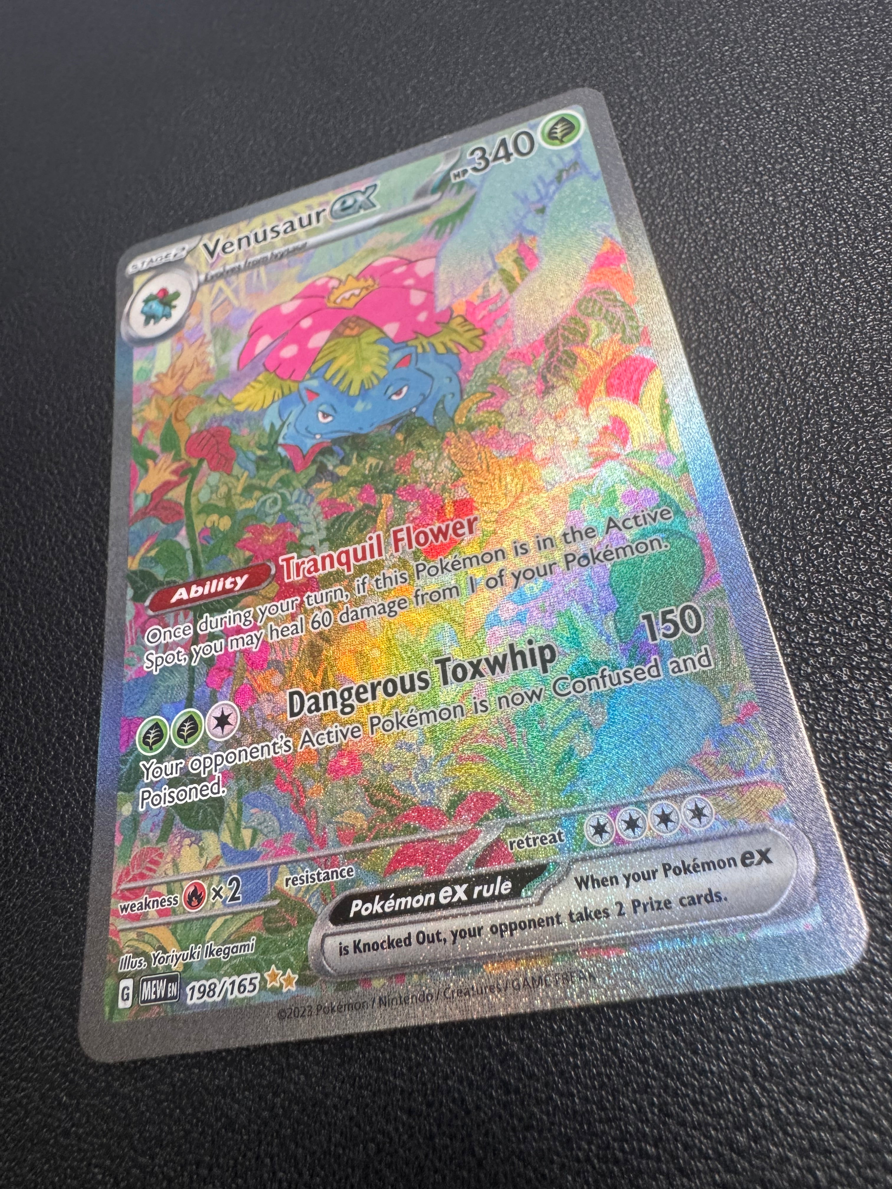 Venusaur ex (Special Illustration Rare) 198/165 Scarlet & Violet 151 Pokémon TCG