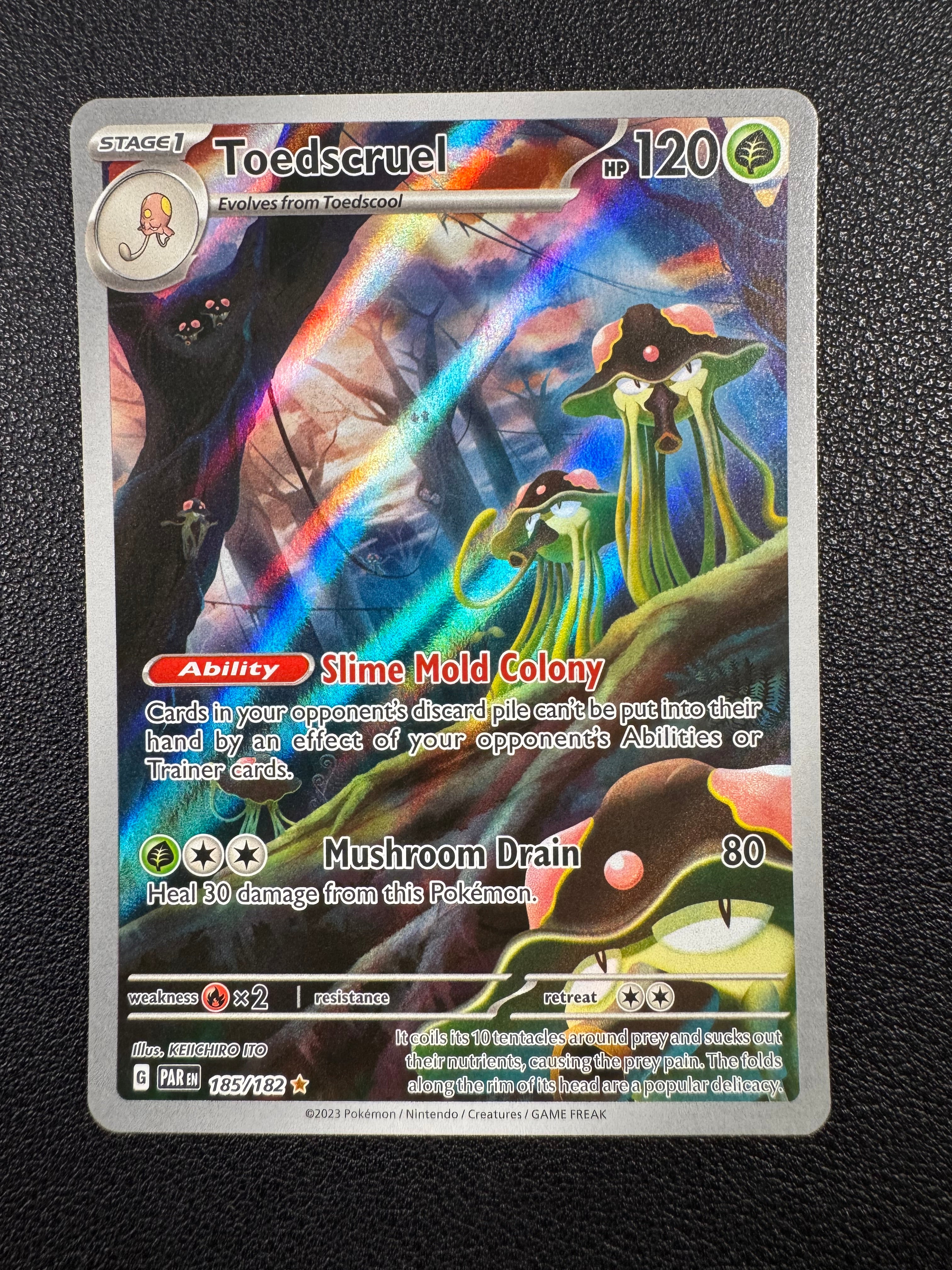 Toedscruel (Illustration Rare) 185/182 Paradox Rift Pokémon TCG