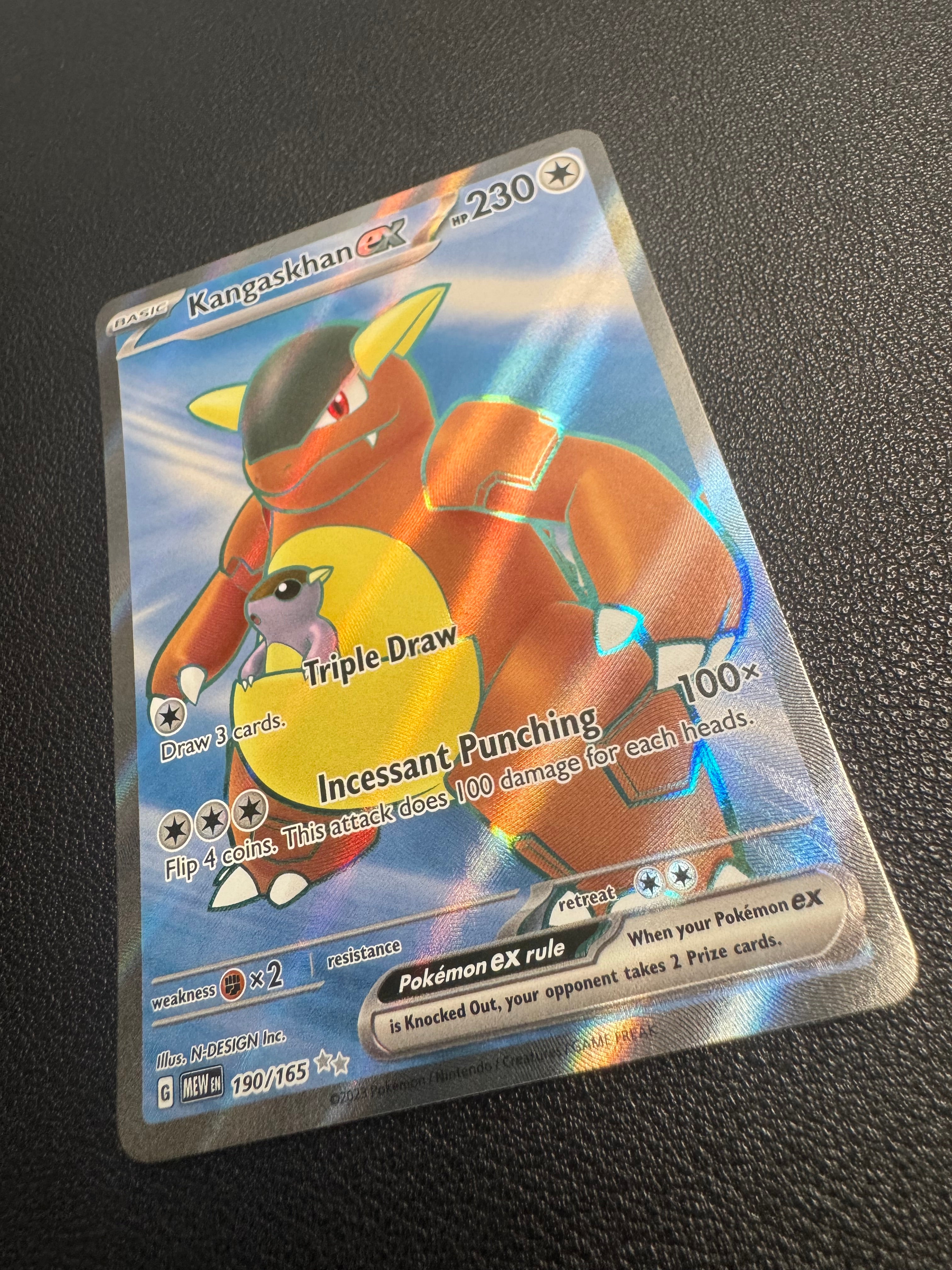 Kangaskhan ex (Ultra Rare) 190/165 Scarlet & Violet 151 Pokémon TCG