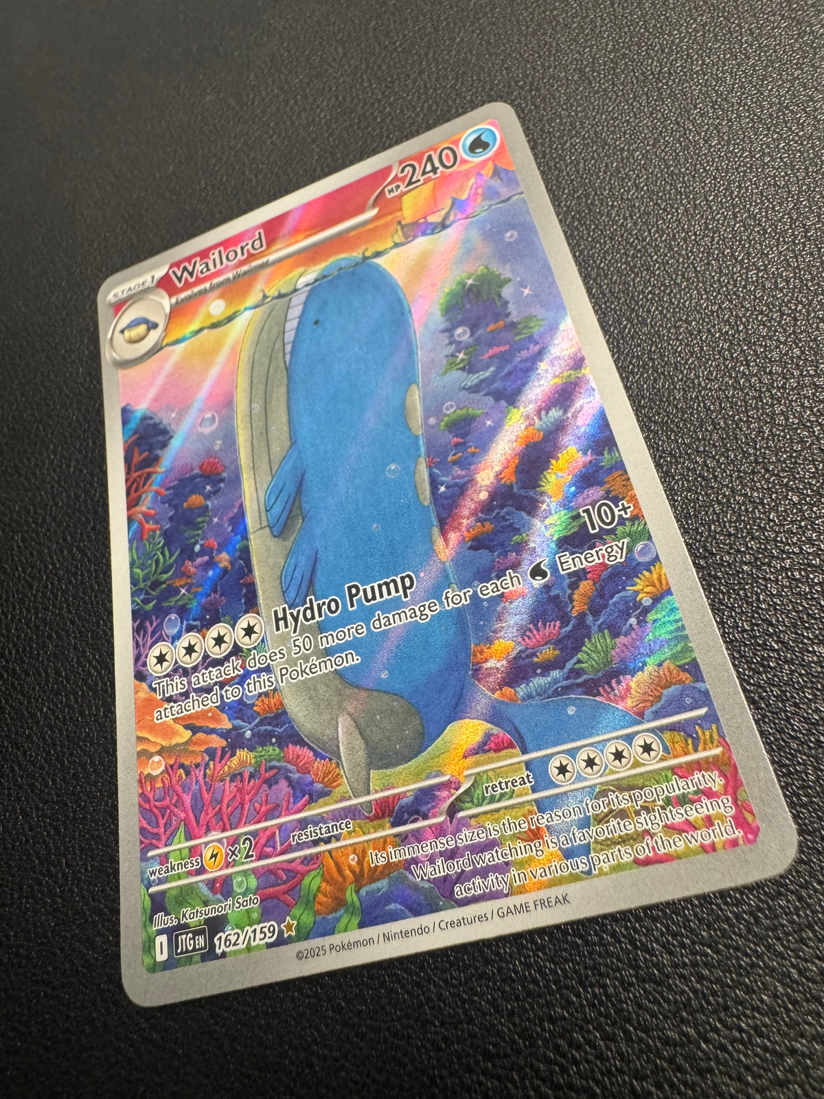 Wailord (Illustration Rare) 162/159 Journey Together Pokémon TCG